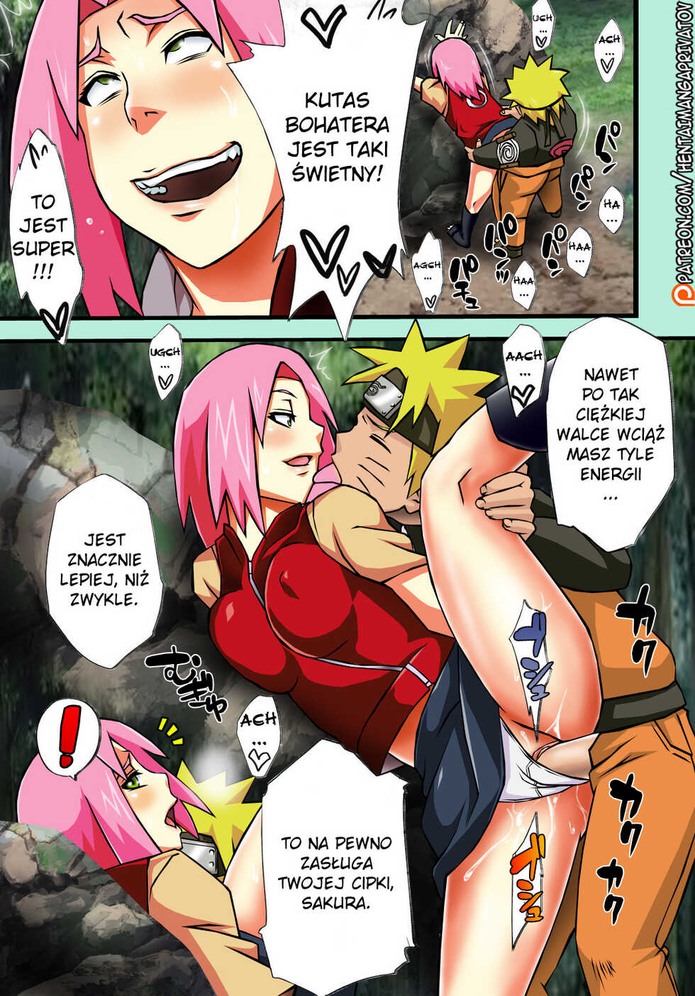 (C80) [Karakishi Youhei-dan Shinga (Sahara Wataru)] Saboten Campus (Naruto) [Polish] [Colorized] [Privatov] - Page 10