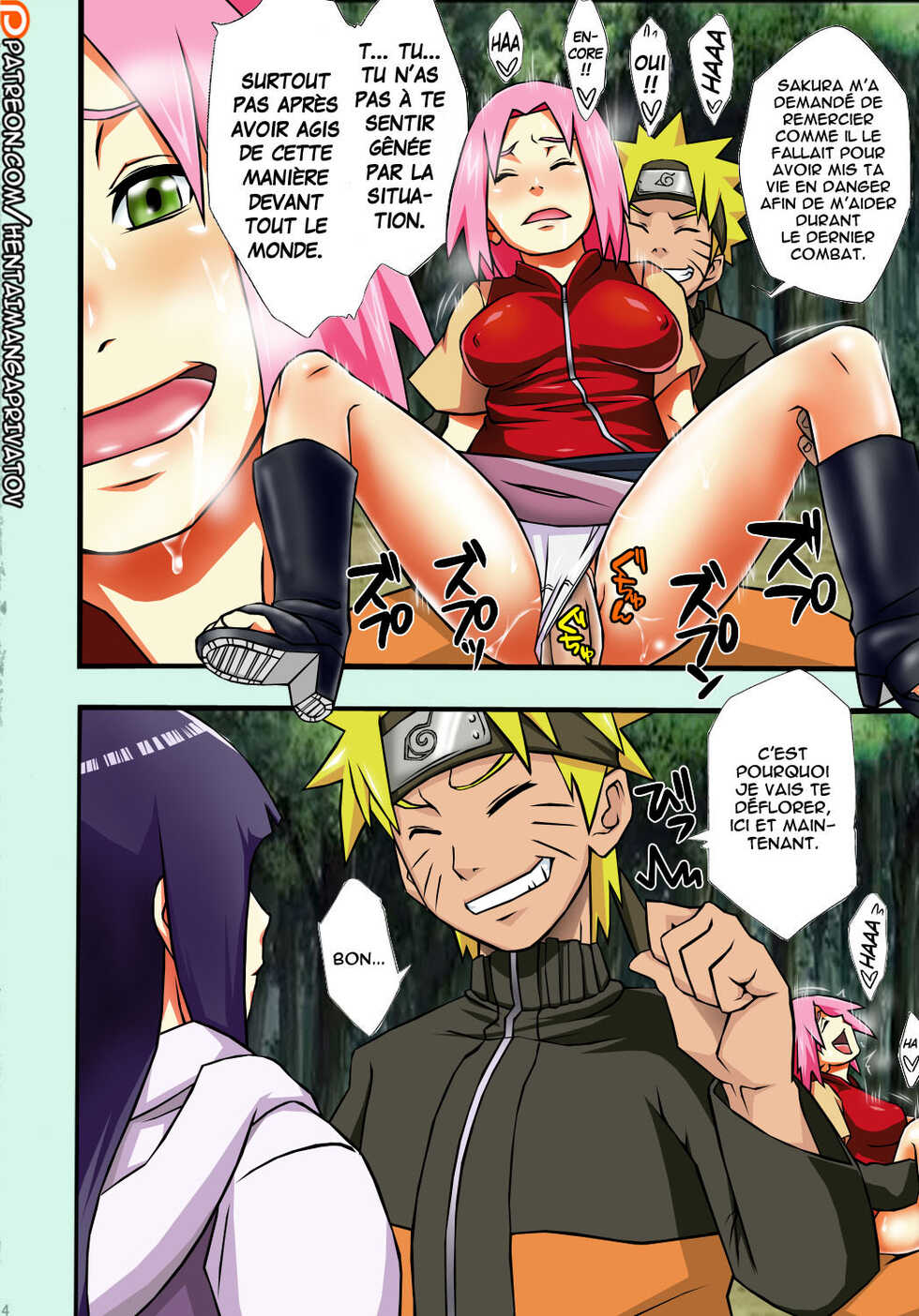 (C80) [Karakishi Youhei-dan Shinga (Sahara Wataru)] Saboten Campus (Naruto) [French] =Hentai-kun=[Colorized] [Privatov] - Page 13
