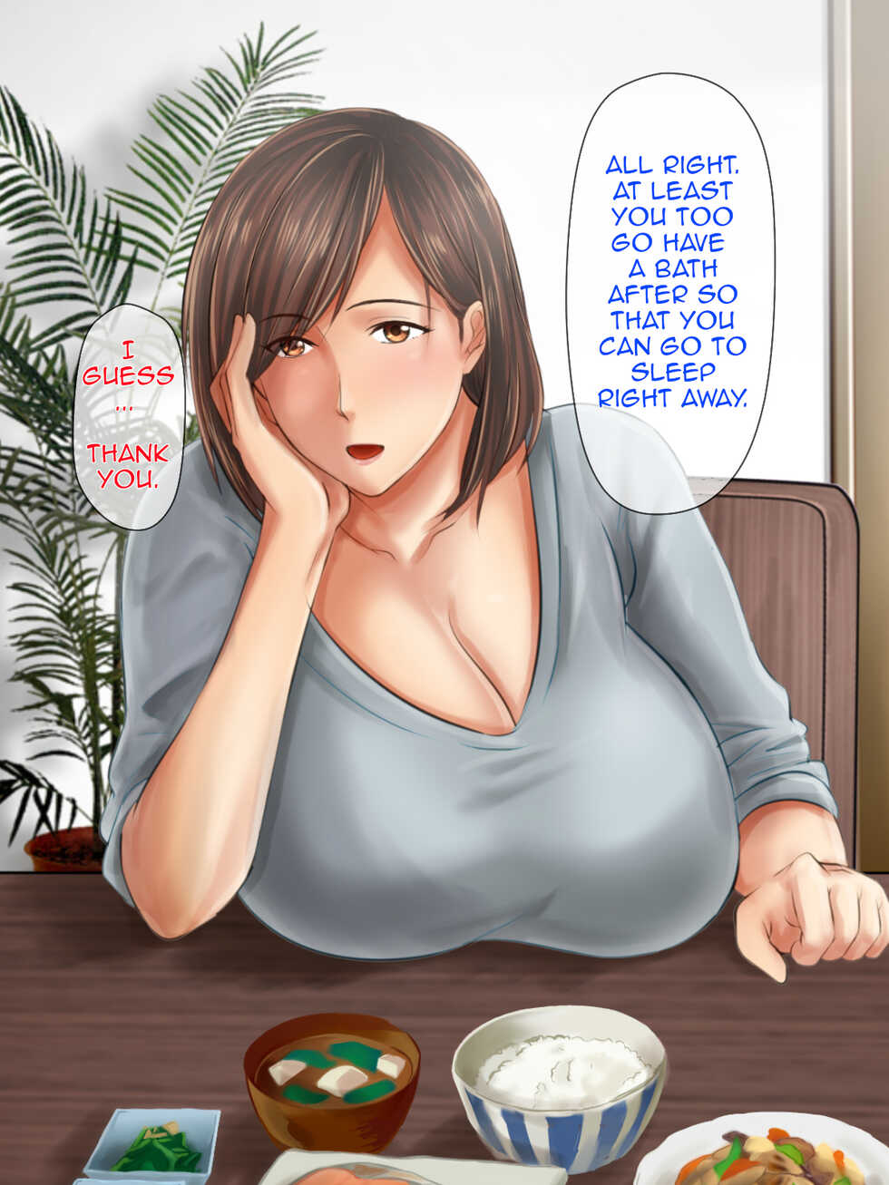 [Gekkan Toshiue Milk Tank (Morino Kuma)] Oyako Junai|Mother Son Pure Love[English][Amoskandy] - Page 5