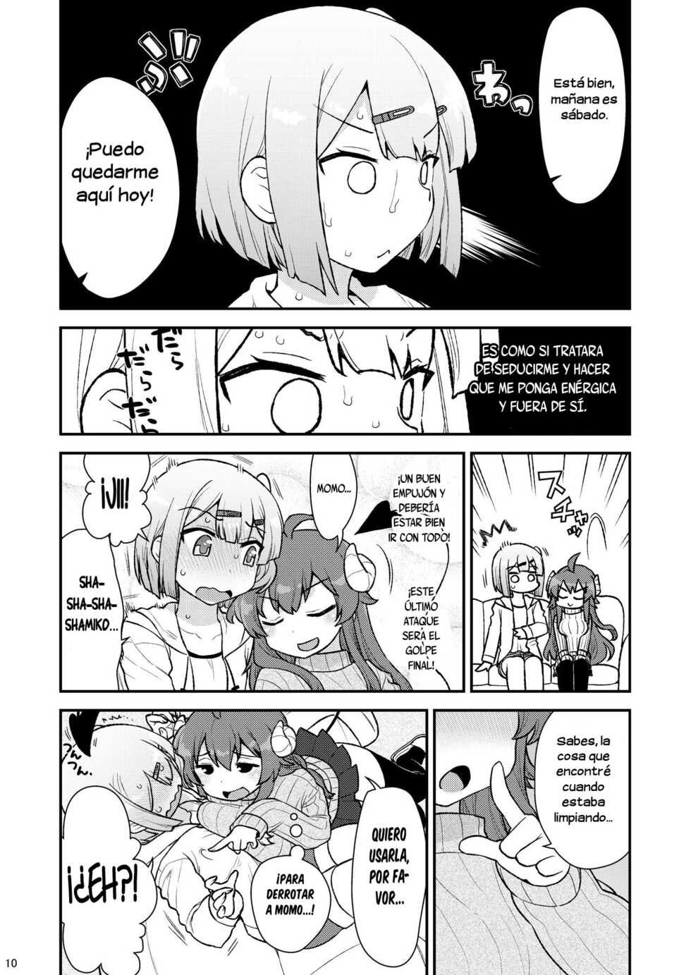 [CELTRANCE (Kogaku Kazuya)] Momoiro Takarabako (Machikado Mazoku) [Spanish][INSOMNIA] [Digital] - Page 9