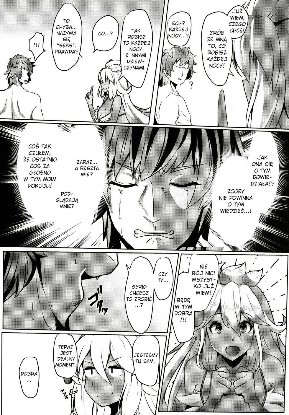 [Tendou (Tenken)] Zooey-chan to Ecchi Shiyou! (Granblue Fantasy) [Polish] [Digital] - Page 5
