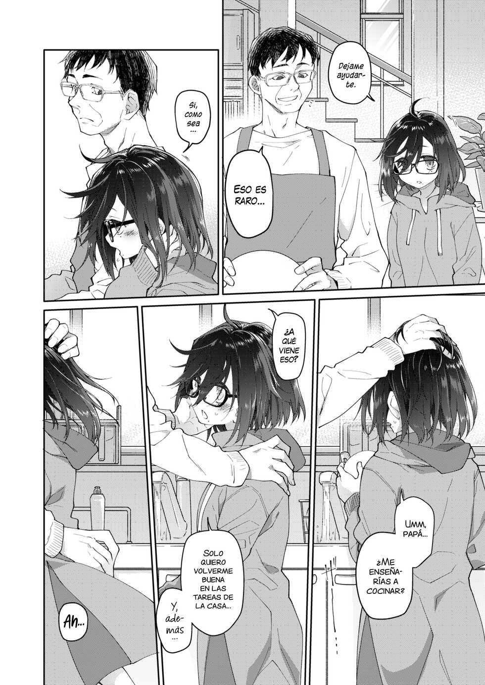 [KashiNoKi (Midori No Rupe)] Chichi no Aijin 13-sai | La Amante de Papá ~13 Años [Spanish] [NekoCreme] [Digital] - Page 4