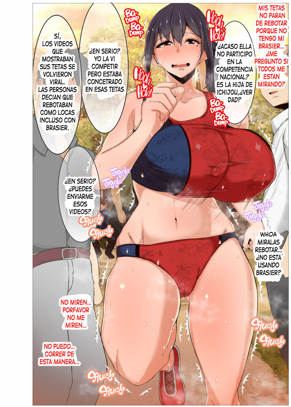 [KAZAMA DoJo (Mucc)] Rikujoubu no Otonashii Senpai no Yowami o Nigitta [Spanish] [Decensored] [Digital] - Page 11