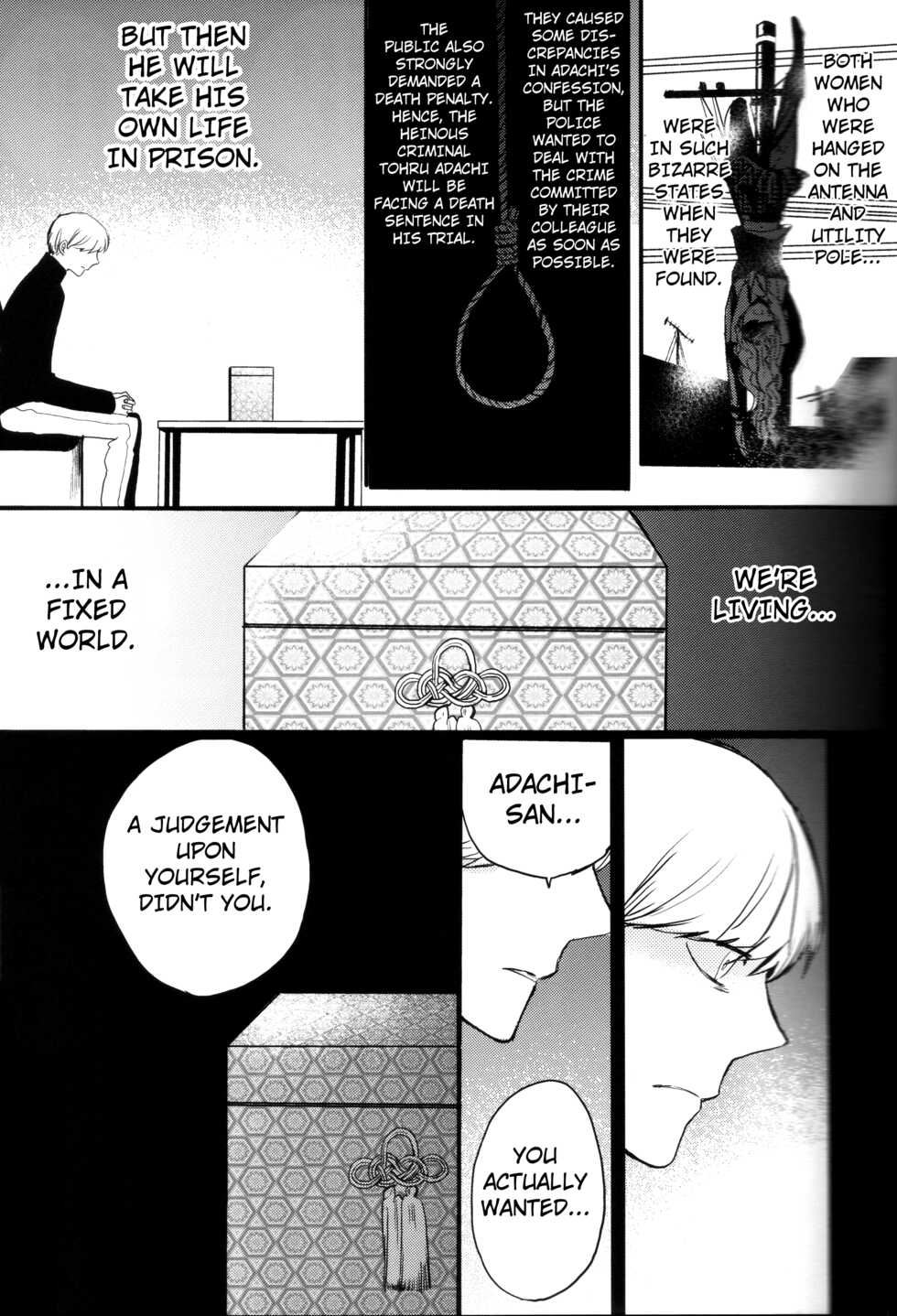 (CCOsaka100) [Magaimonoyasoinabashiten (Esukichizuru)] The End Of The World Volume 3 (Persona 4) [English] [Kuraudo] - Page 26