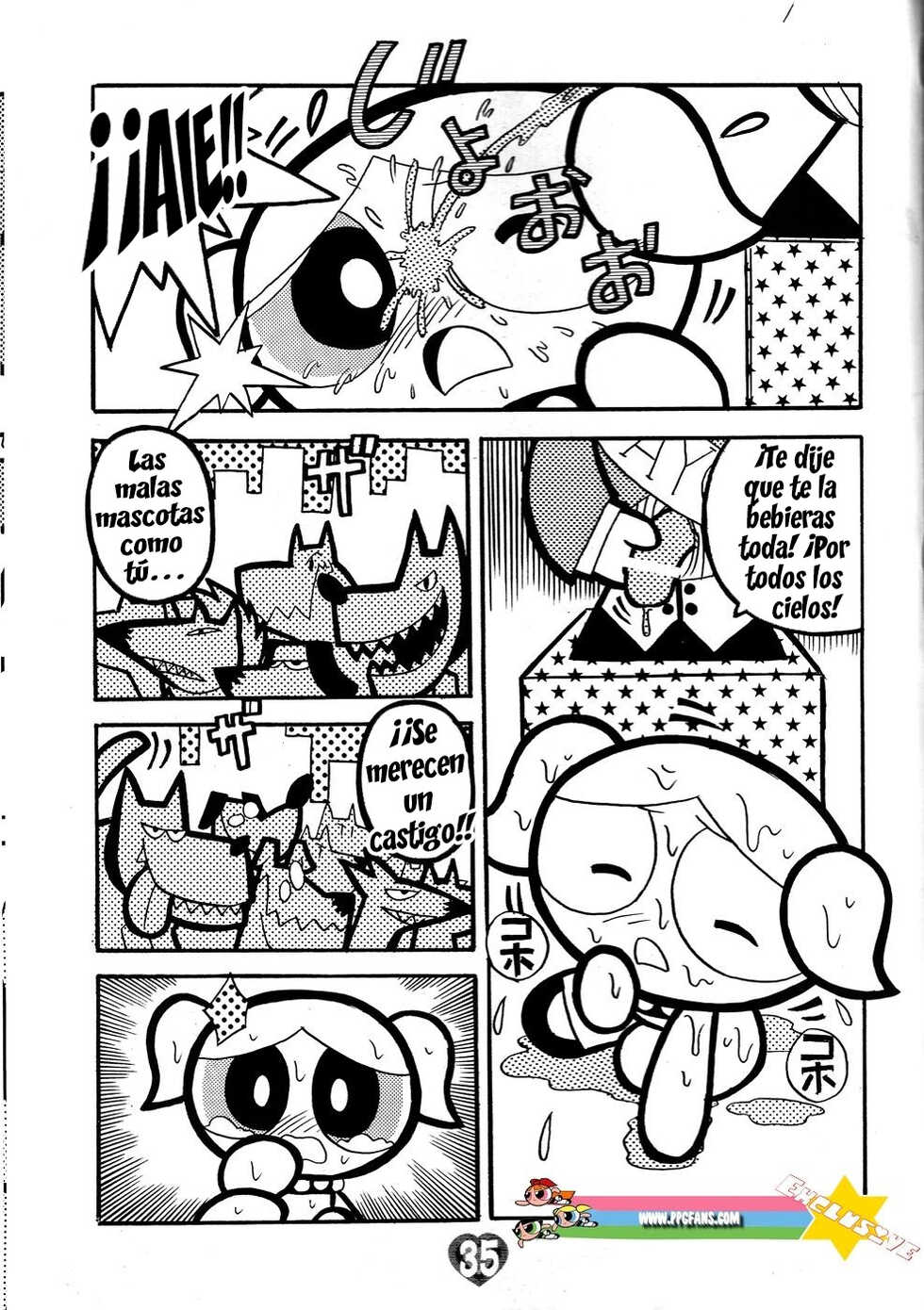 (C60) [Hayato-ya (Sakamoto Hayato)] THE PUFF PUFF GIRLS (The Powerpuff Girls) (Spanish) [kalock] - Page 36