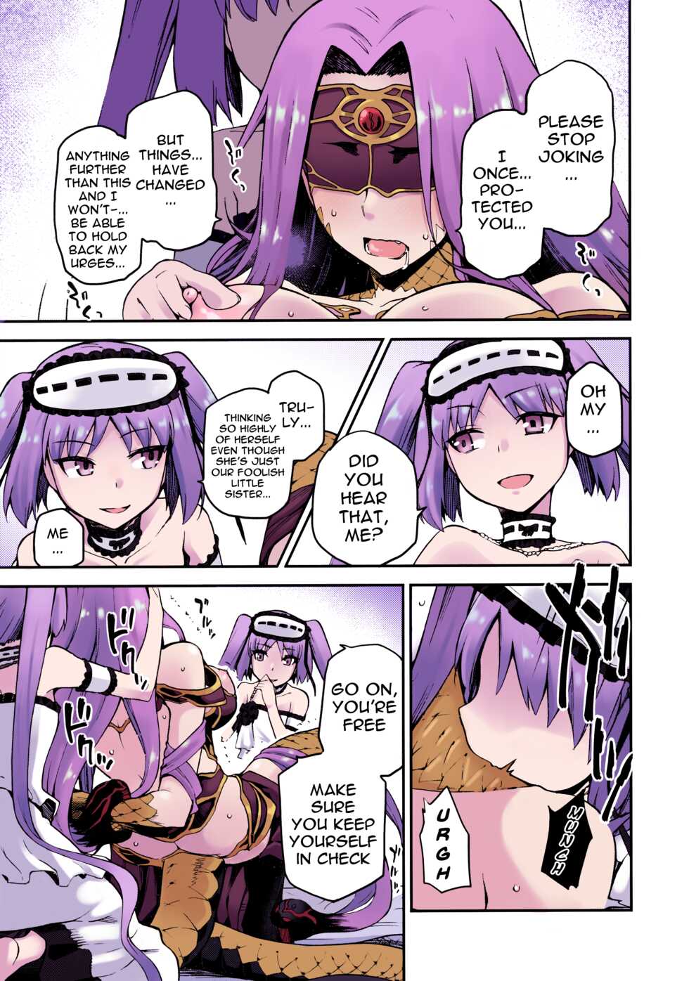 [Jyouren Kishidan (kiasa)] Hebigami no Honnou (Fate/Grand Order) [English] [Doujins.com] [Colorized] [Decensored] - Page 6