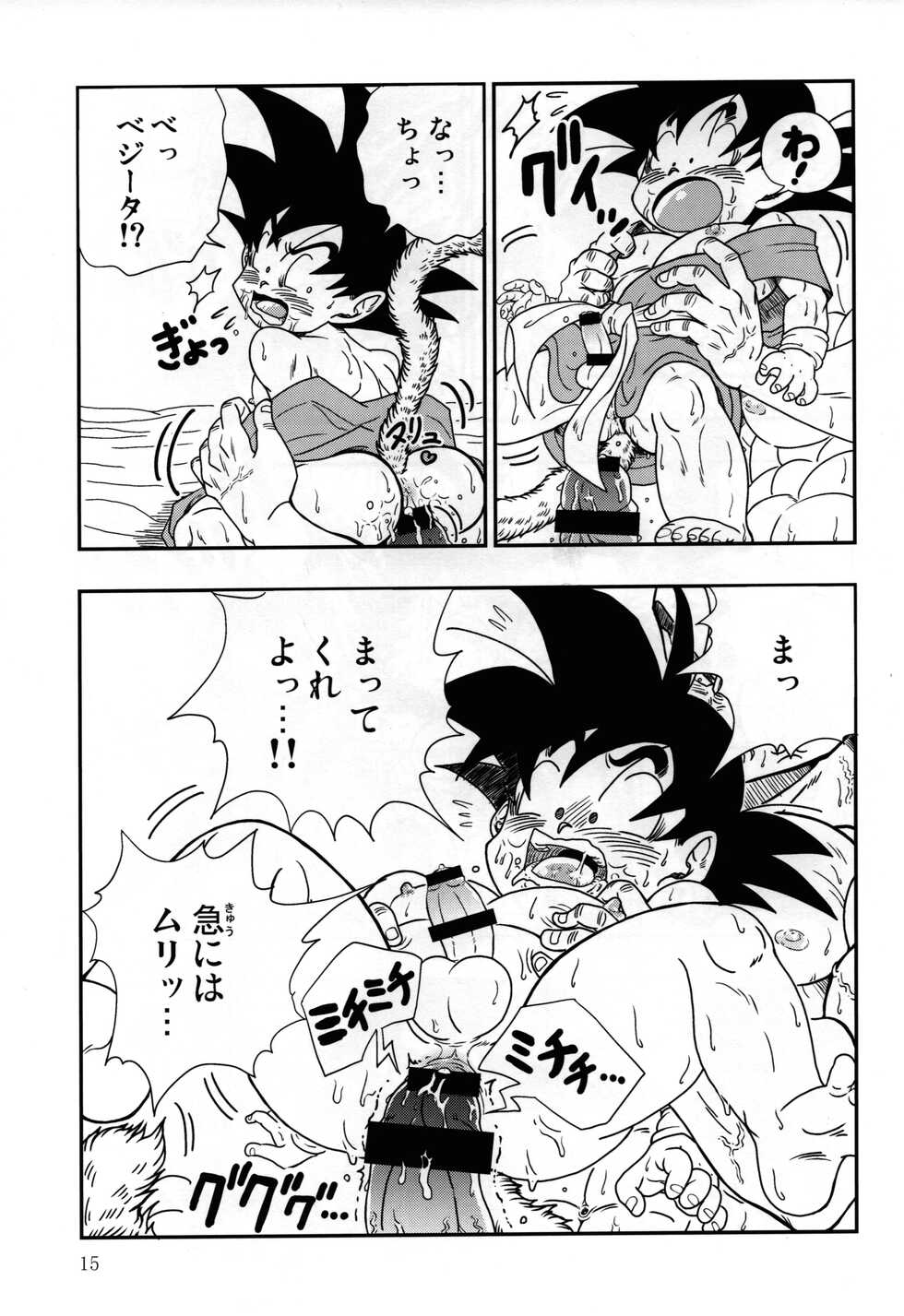 (SPARK16) [Toriaezu Namade. (Amatsu)] Kaka Kaka switch!! side A (Dragon Ball GT) - Page 15