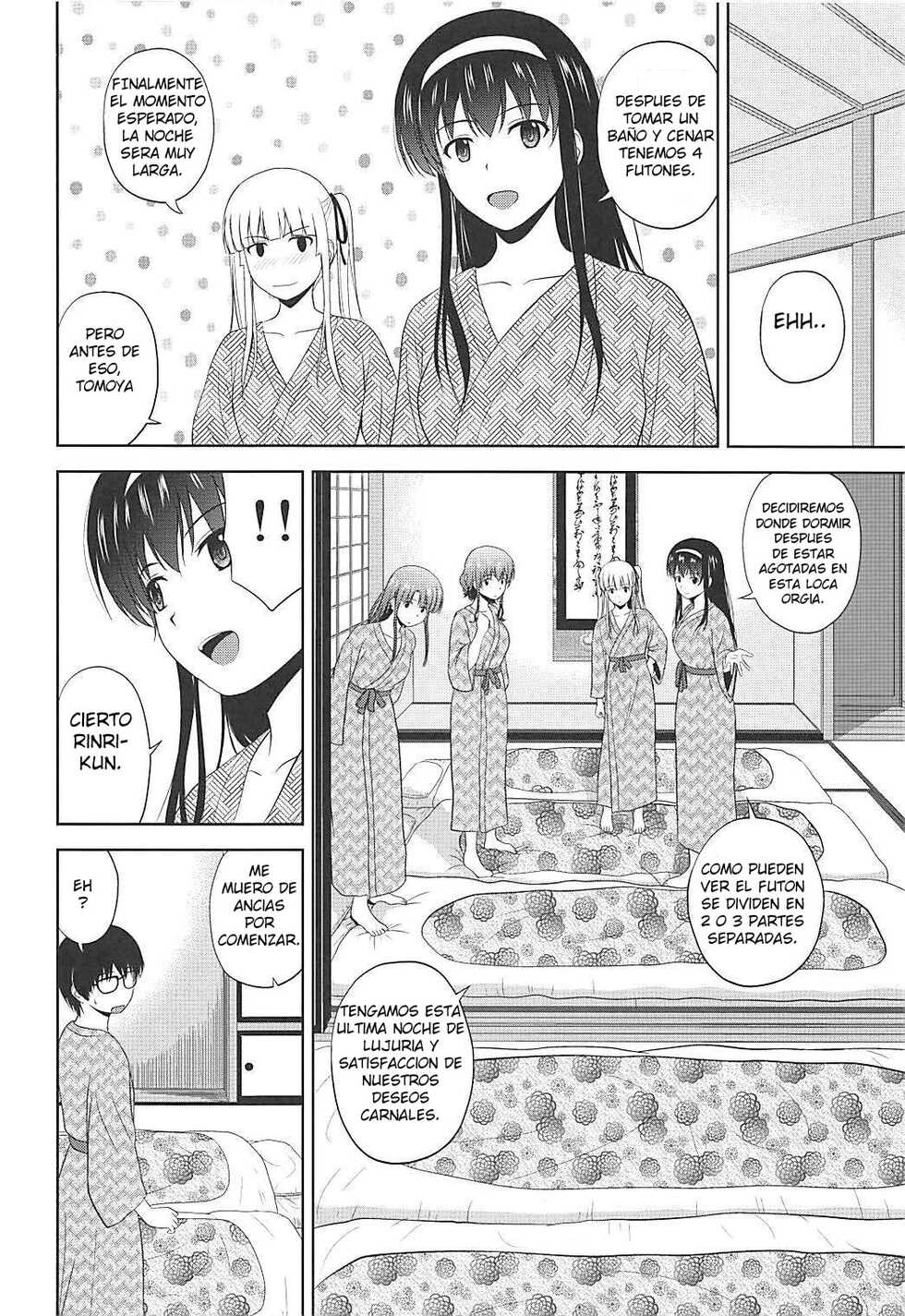 (COMIC1☆13) [G-SCAN CORP. (Satou Chagashi)] Saenai Kanojo-tachi no Rinri Shinsakai b (Saenai Heroine no Sodatekata) [Spanish] - Page 3