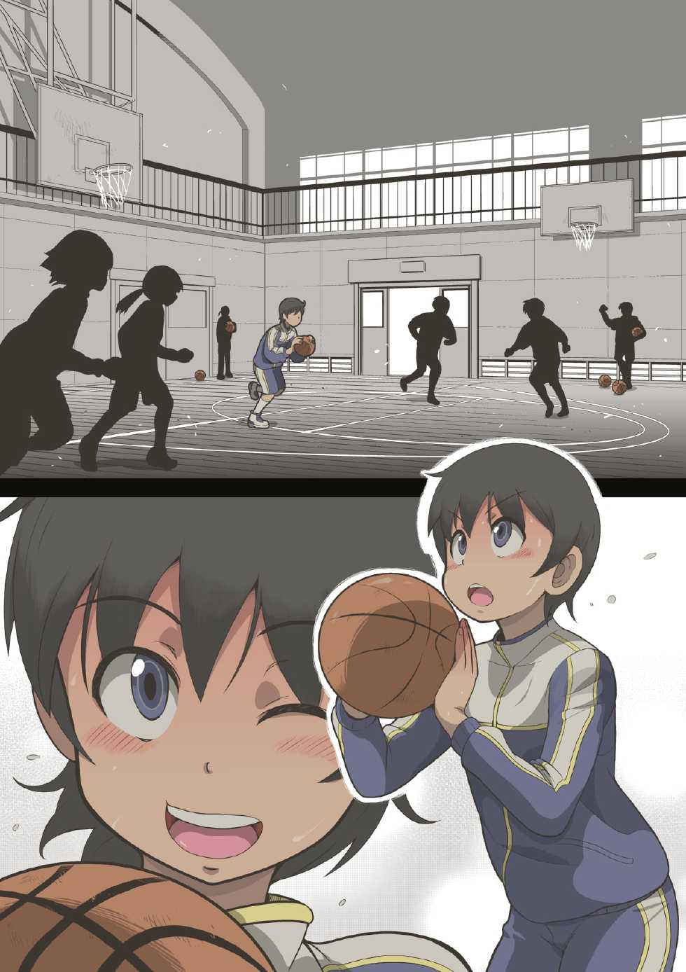 [灰色ンパダ] スポーツ少女 乱淫な日々1 居眠り編Ver1.1  [Chinese] - Page 4