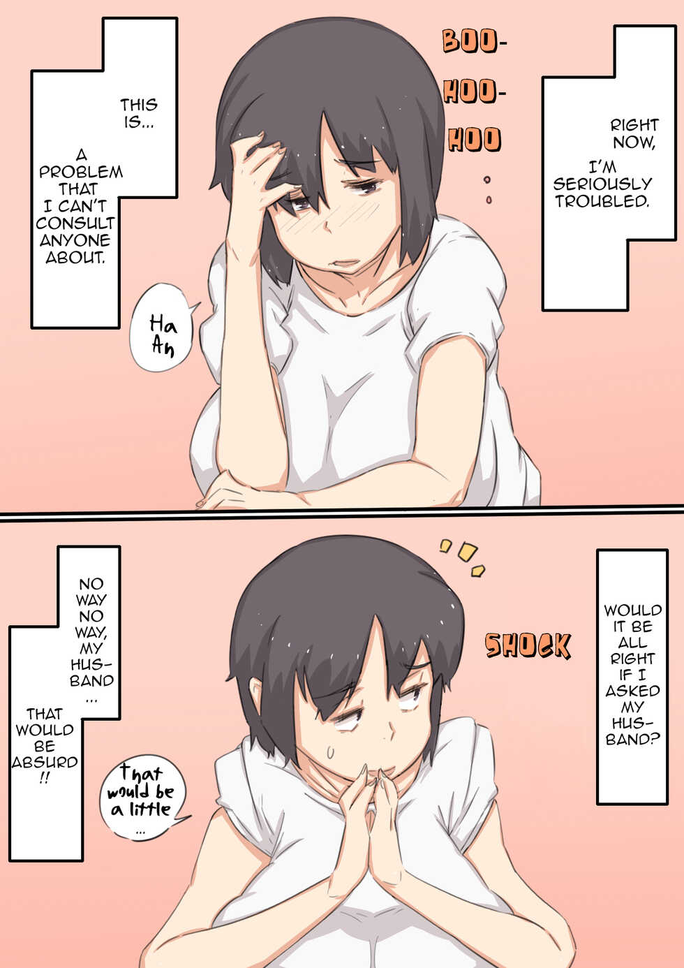 [Hirekatsu] Watashi..., Musuko to Mainichi Sex Shite imasu. | Every Day I'm Having Sex with My Son [English] [Amoskandy] - Page 2