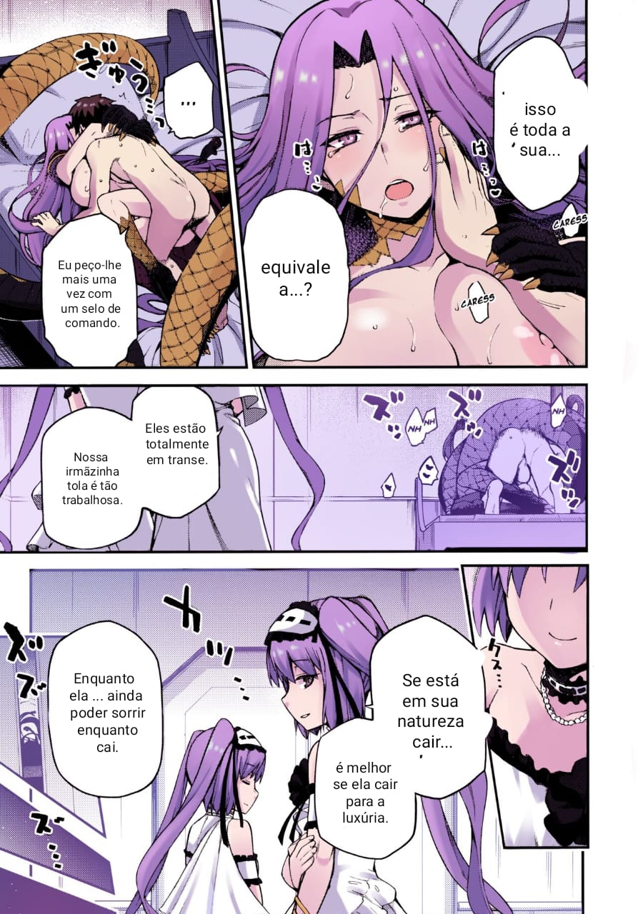 [Jyouren Kishidan (kiasa)] Hebigami no Honnou (Fate/Grand Order) [Portuguese-BR] [Kuri_Scans] [Colorized] [Decensored] - Page 28