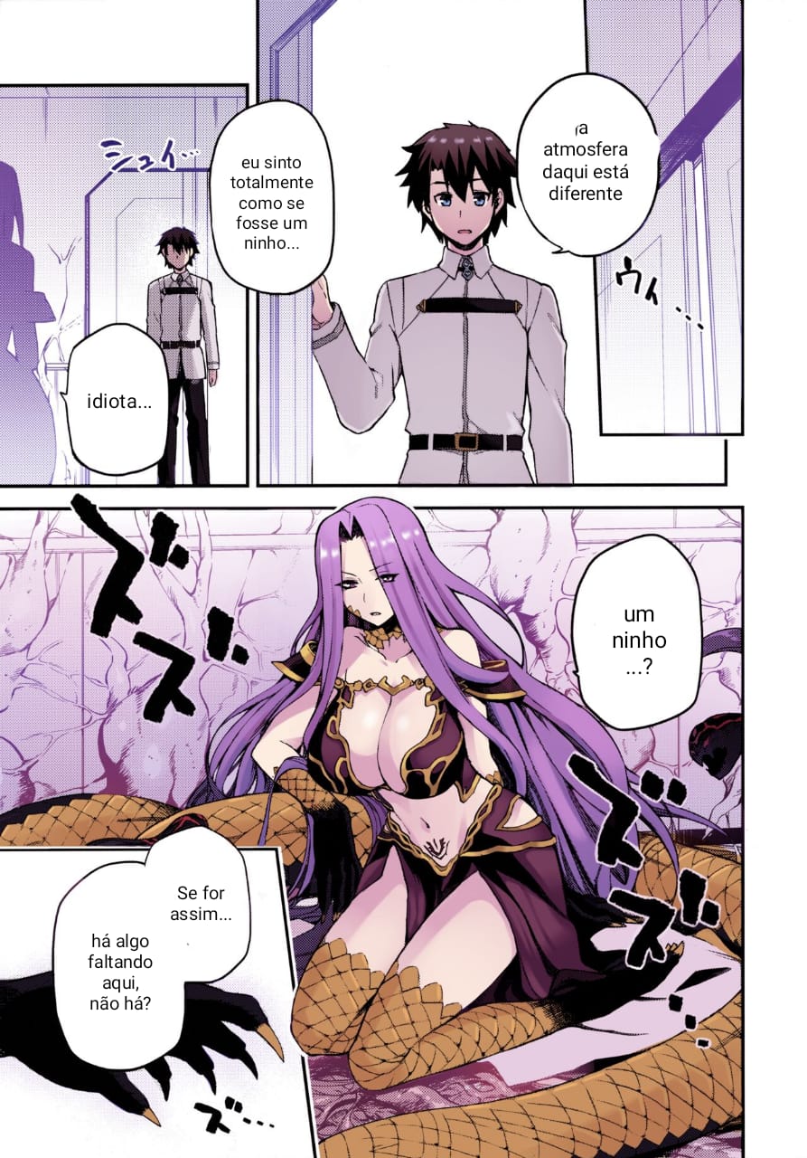 [Jyouren Kishidan (kiasa)] Hebigami no Honnou (Fate/Grand Order) [Portuguese-BR] [Kuri_Scans] [Colorized] [Decensored] - Page 30