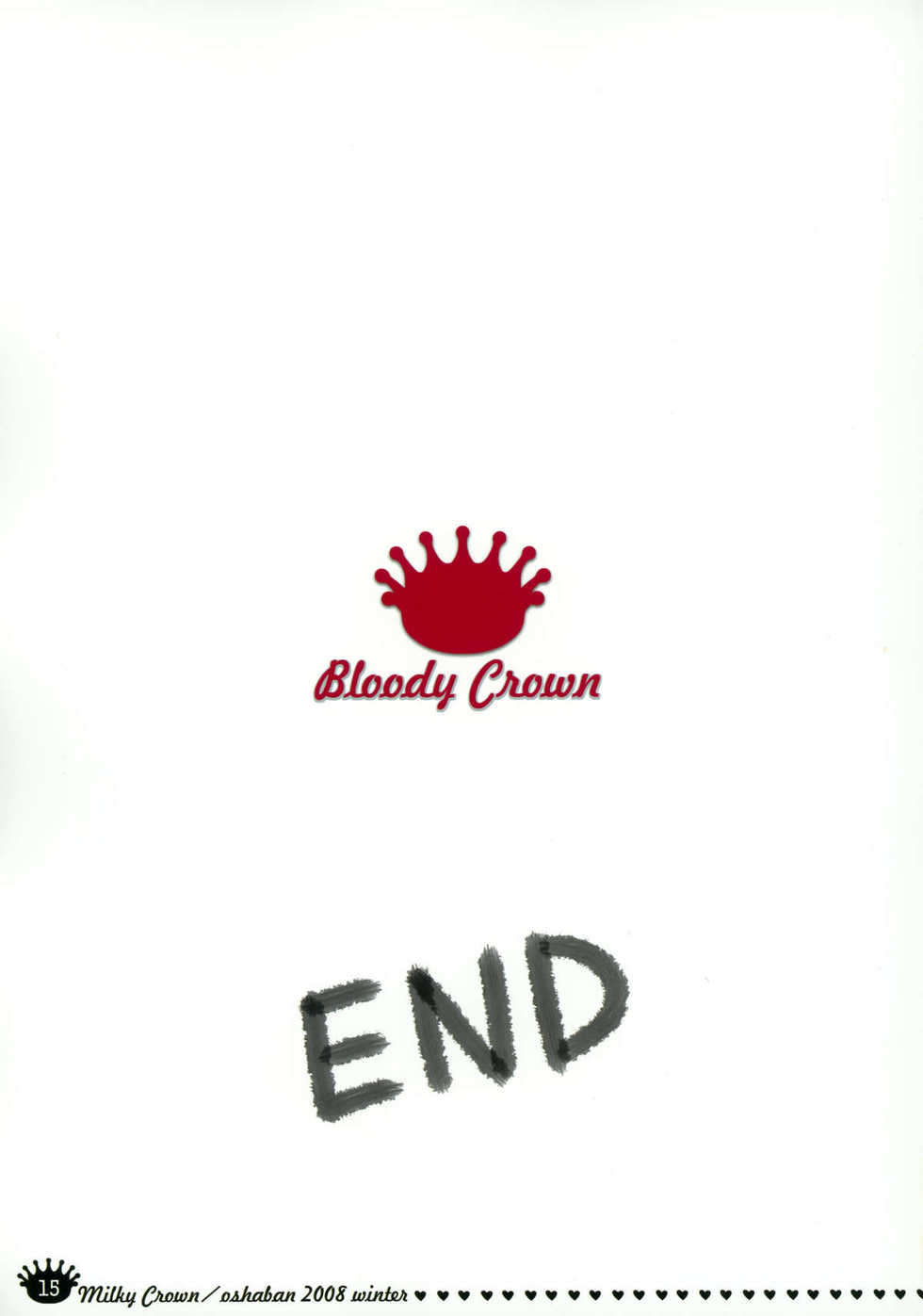 (C75) [Oshaban (Sasahiro)] Milky Crown - Page 14