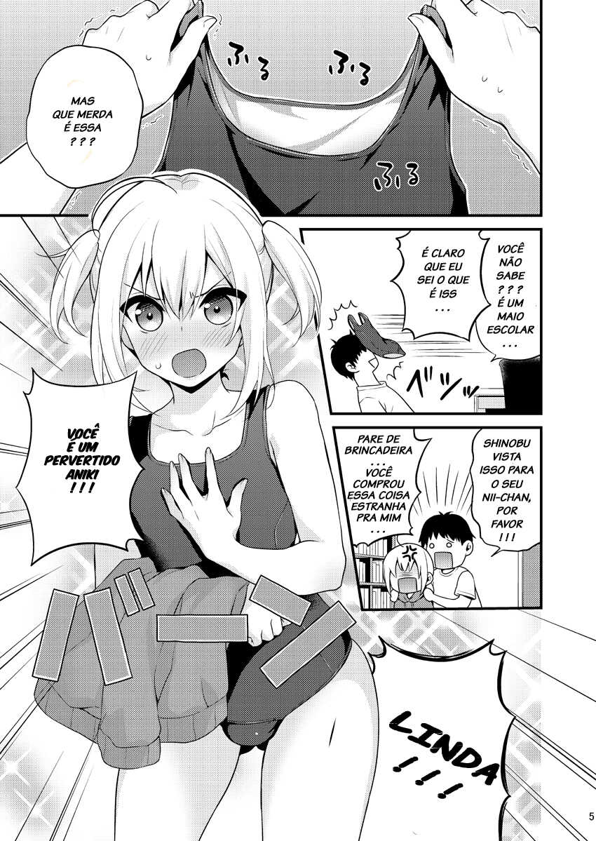 [Onsoku Ebifly (Lew)] Kawaii Otouto wa Onii-chan no Tame ni Imouto ni Narubeki! 1-2 [Portuguese-BR] [Decensored] - Page 26