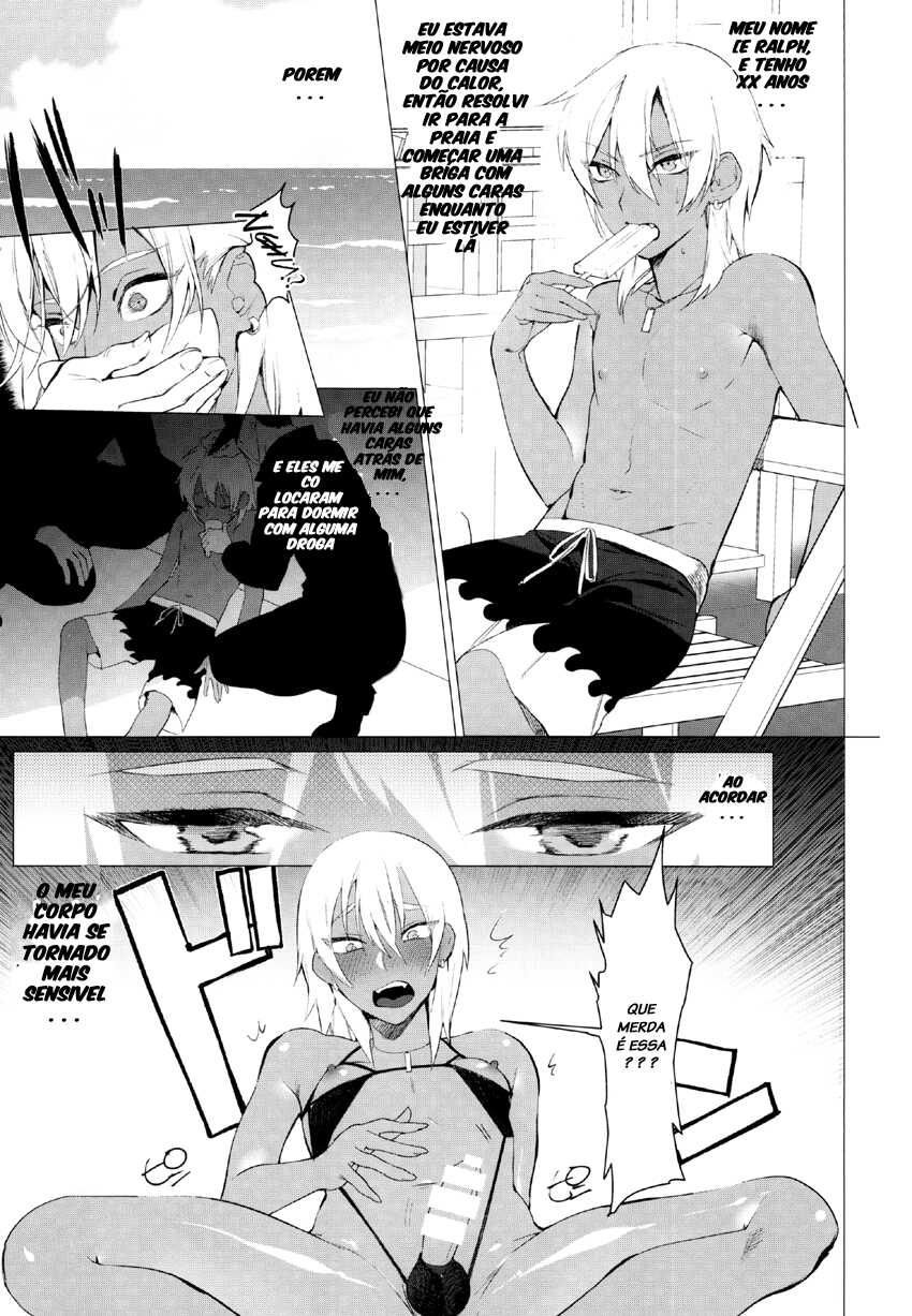 [SERVICE BOY (Hontoku)] Doutei Bitch D Sea [Portuguese-BR] [Digital] - Page 5
