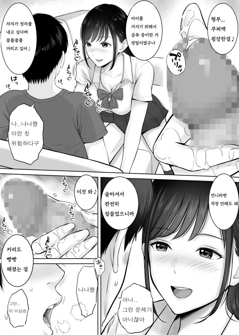 [Junsei Chuurenpoutou] Tsuma no Tame ni Tameta Kozukuri Seishi o Gimai no JK Manko ni Nagashikondeshimatta Boku. [korean] - Page 3
