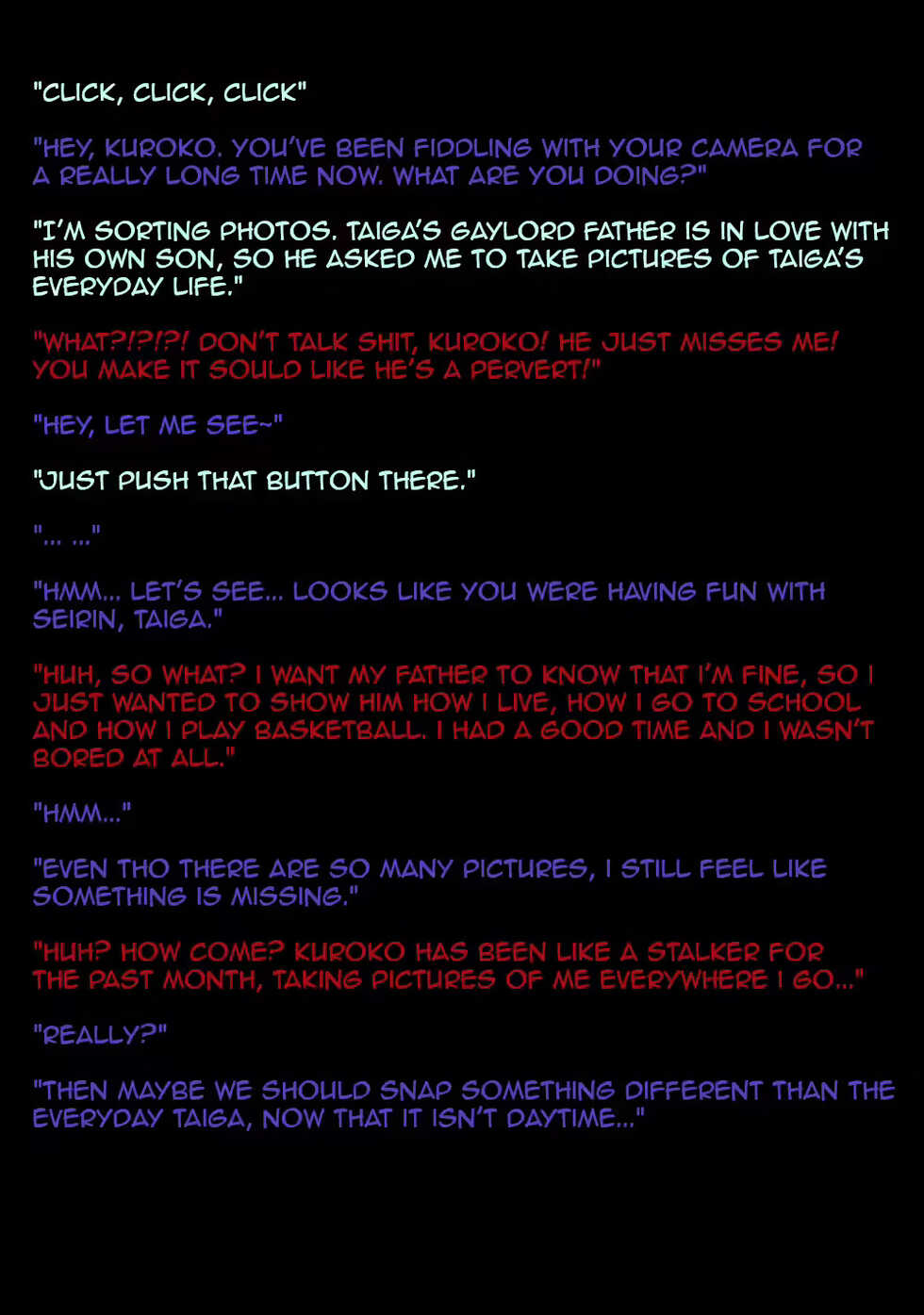 [Fuerzabruta (Zawar)] SHOOTING MY ANGEL! NIGHT ver. ? Kuroko no Basuke dj [English] - Page 3