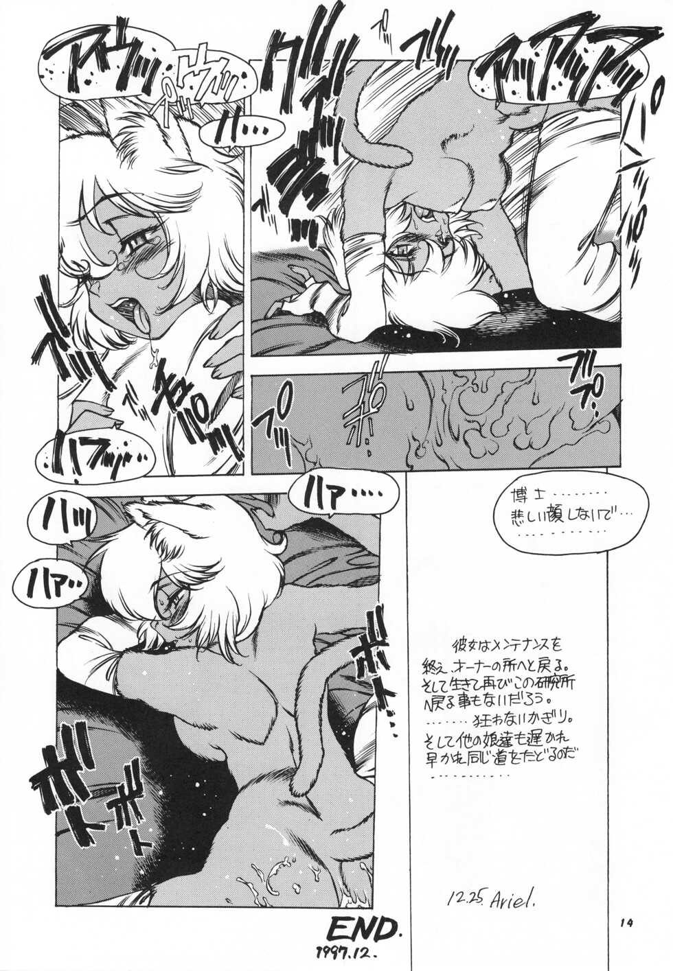 (C53) [TEAM SHUFFLE (Various)] Kemono no Sho Yon - Book of The Beast 4 - Page 13