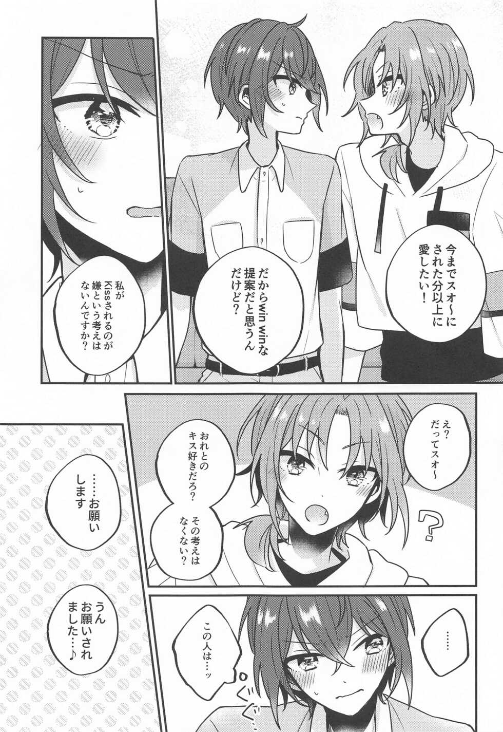 (Ouou no Melody DR2021) [Dona*2 (Shunnosuke)] PLEASE LOVE ME KISS ME (Ensemble Stars!) - Page 18