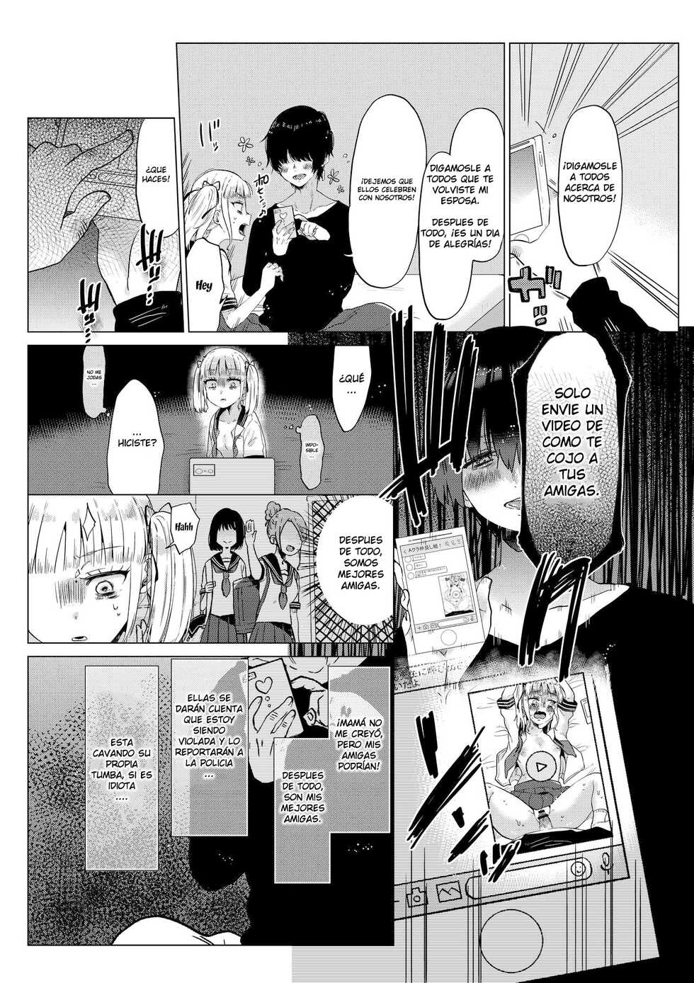 [Circle Mitsuhagane (Menu.)] Hairanhi no Mesugaki JC Ayaka-chan ~Kankin → Tanetsuke Rape no Matsuro~ | Schoolgirl Aya-chan's Ovulation Day ~Confinement Leads To Fucking Raw~ [Spanish] - Page 21