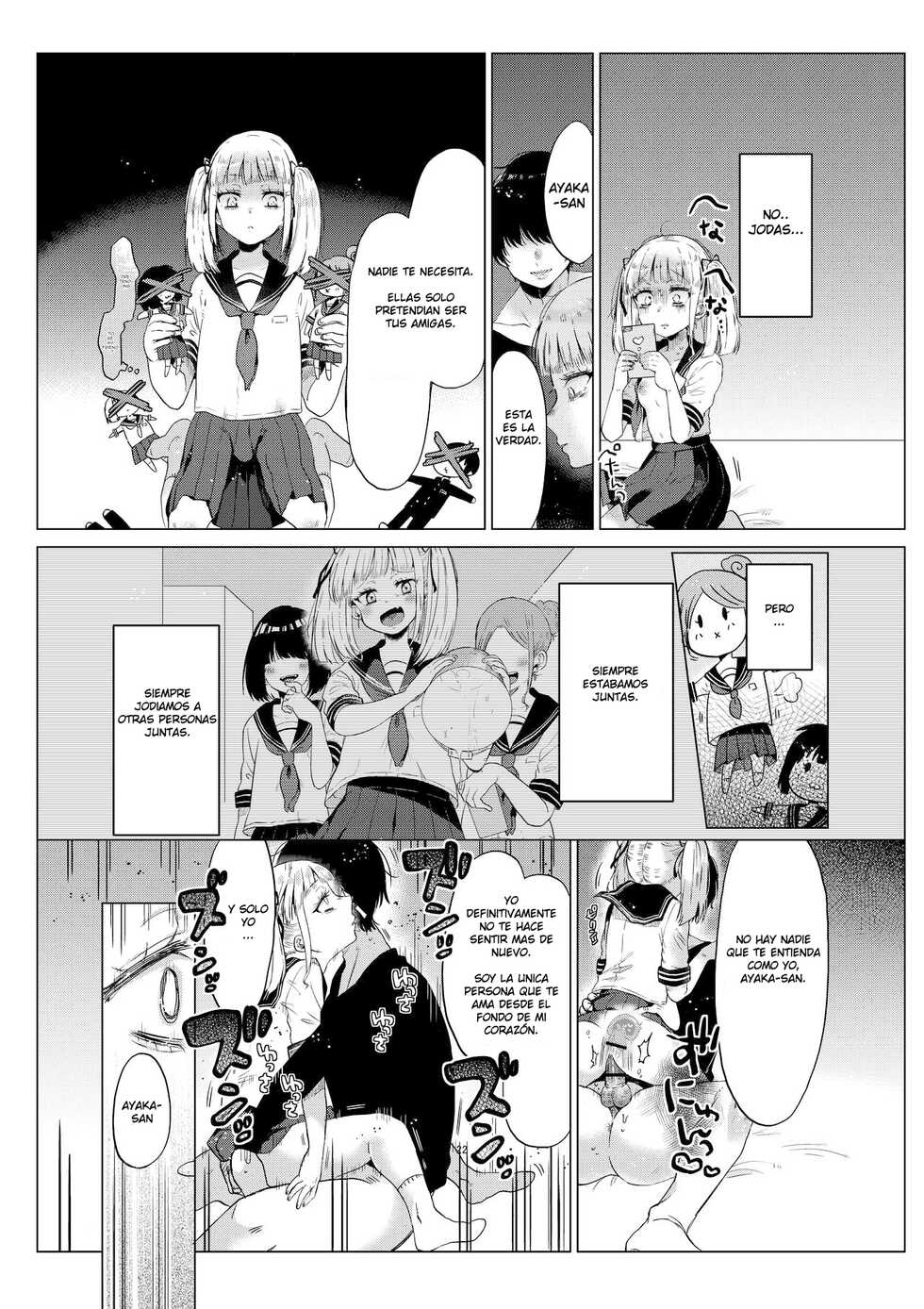 [Circle Mitsuhagane (Menu.)] Hairanhi no Mesugaki JC Ayaka-chan ~Kankin → Tanetsuke Rape no Matsuro~ | Schoolgirl Aya-chan's Ovulation Day ~Confinement Leads To Fucking Raw~ [Spanish] - Page 23
