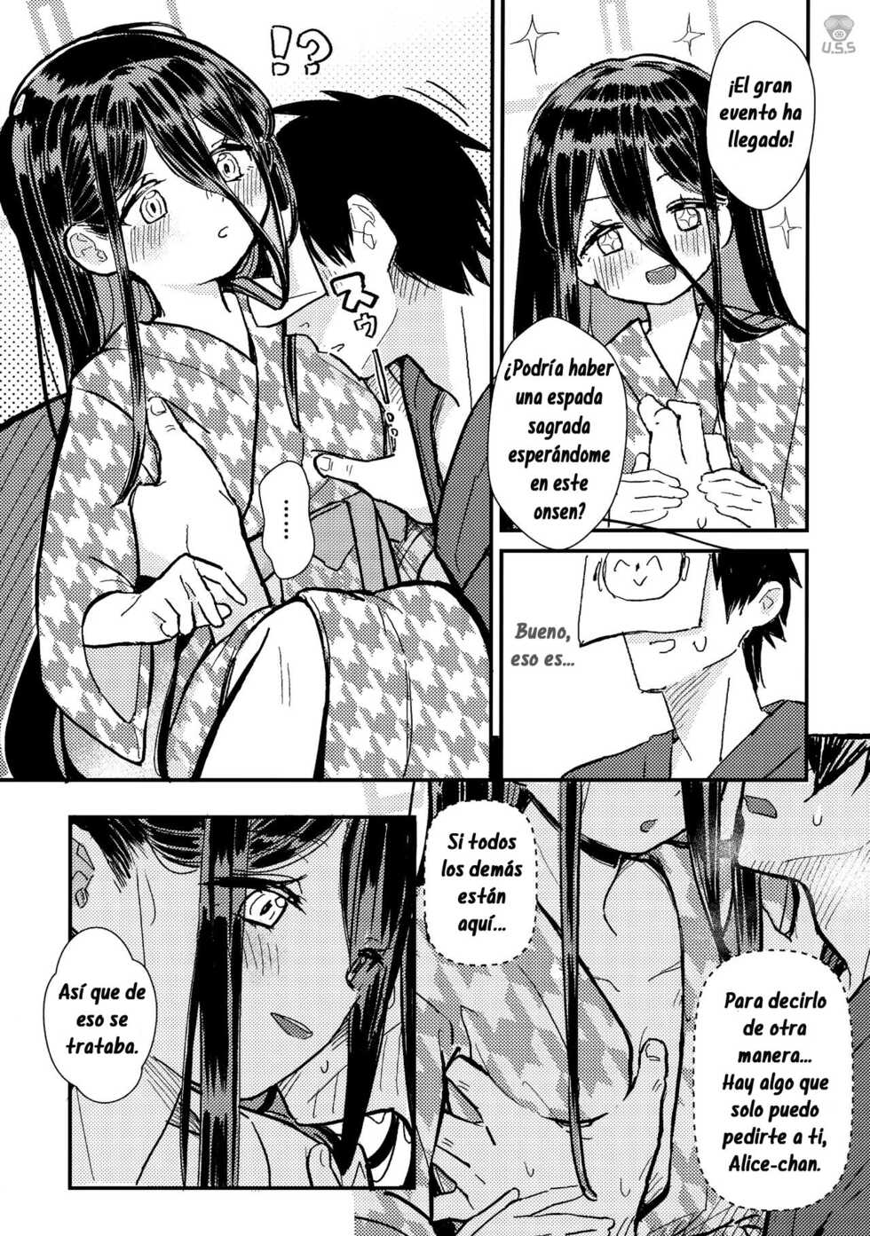 (C99) [Fatima Cigarette (Daki Makura)] Sensei no Aka-chan Milk wa Alice no Jinkou Shikyuu de Atatamemasu! | Teacher's Baby Milk Is Warming Alice's Artificial Uterus! (Blue Archive) [Spanish] - Page 4