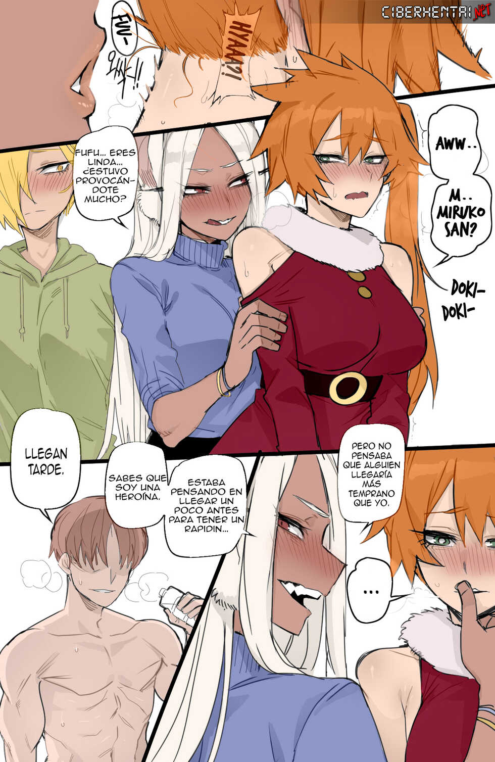 [ratatatat74] MY HERO Christmas HAREM [Colorized] (Spanish) - Page 20