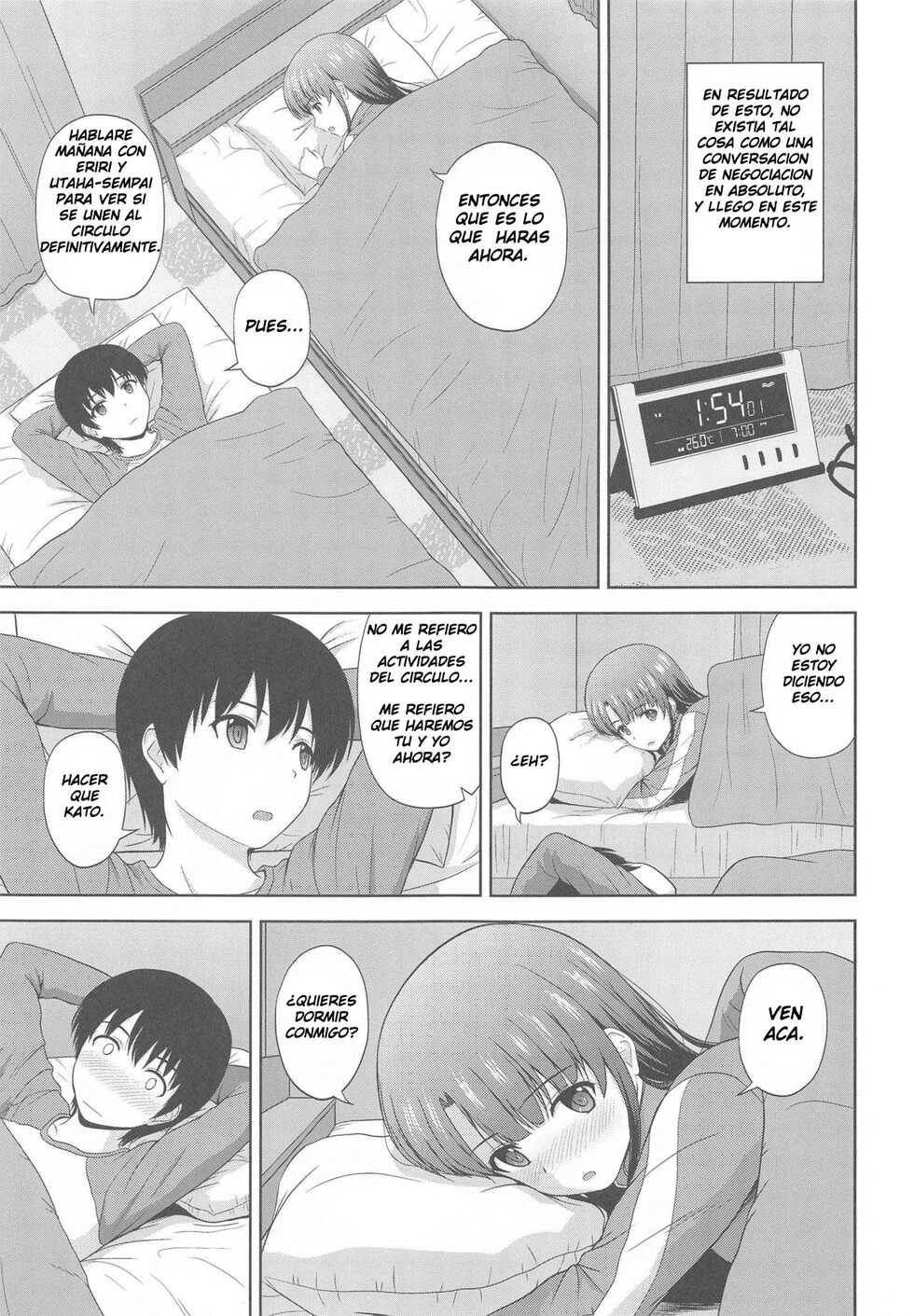 [G-SCAN CORP. (Satou Chagashi)] Kato Megumi no Rinri Shinsakai Append (Saenai Heroine no Sodatekata) [Spanish] - Page 6