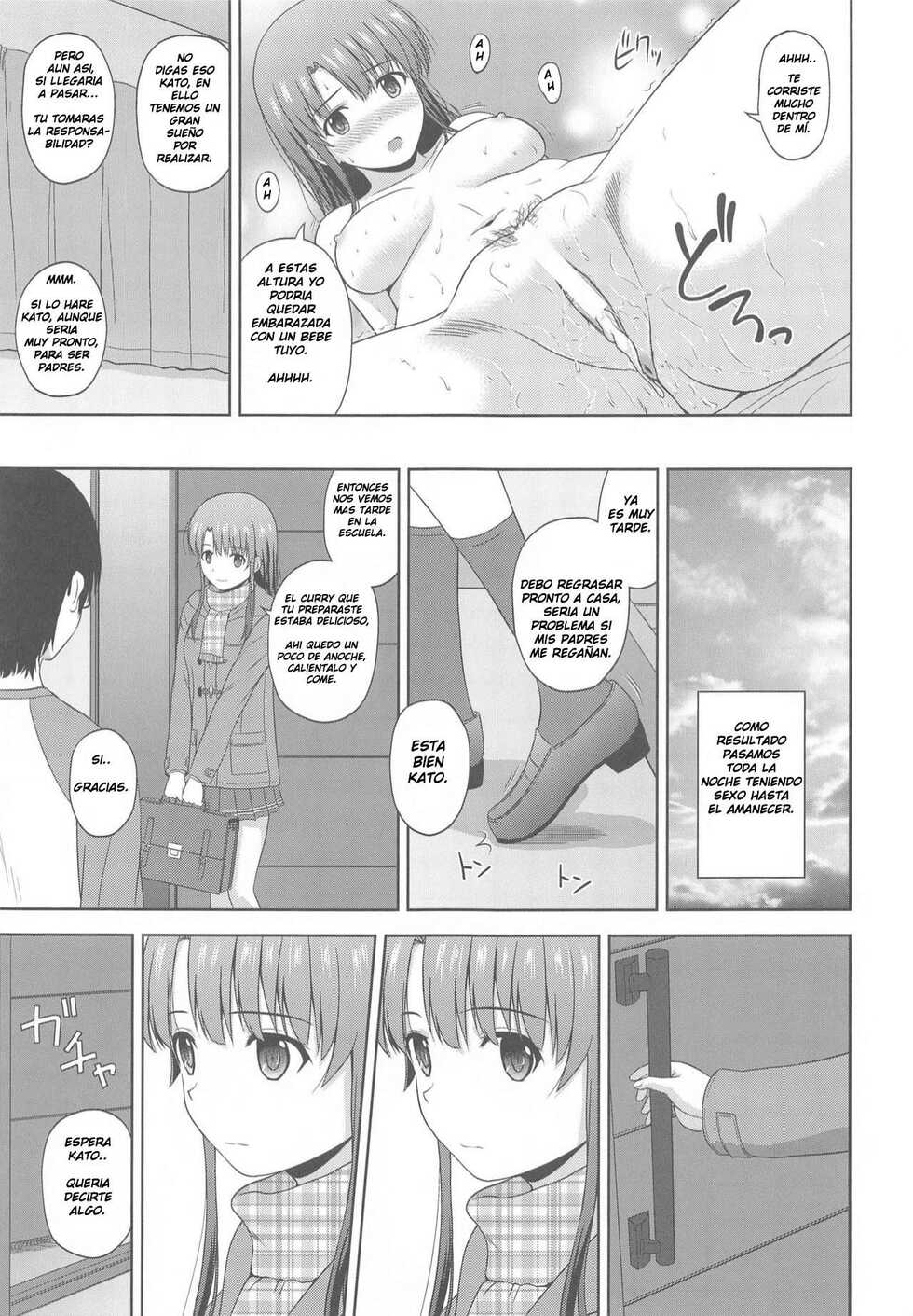 [G-SCAN CORP. (Satou Chagashi)] Kato Megumi no Rinri Shinsakai Append (Saenai Heroine no Sodatekata) [Spanish] - Page 26