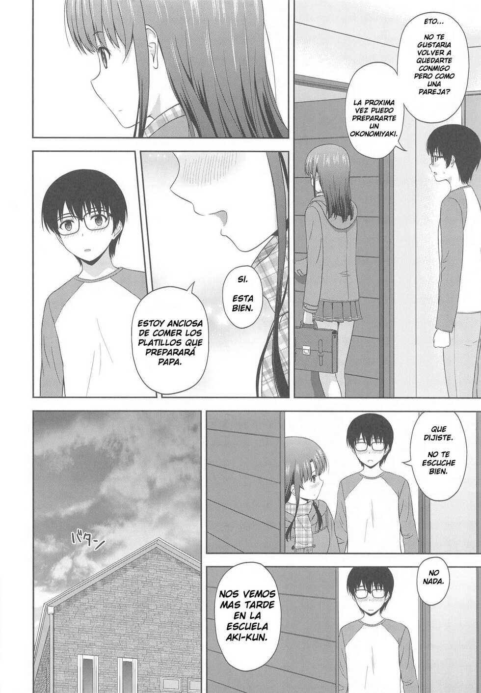[G-SCAN CORP. (Satou Chagashi)] Kato Megumi no Rinri Shinsakai Append (Saenai Heroine no Sodatekata) [Spanish] - Page 27