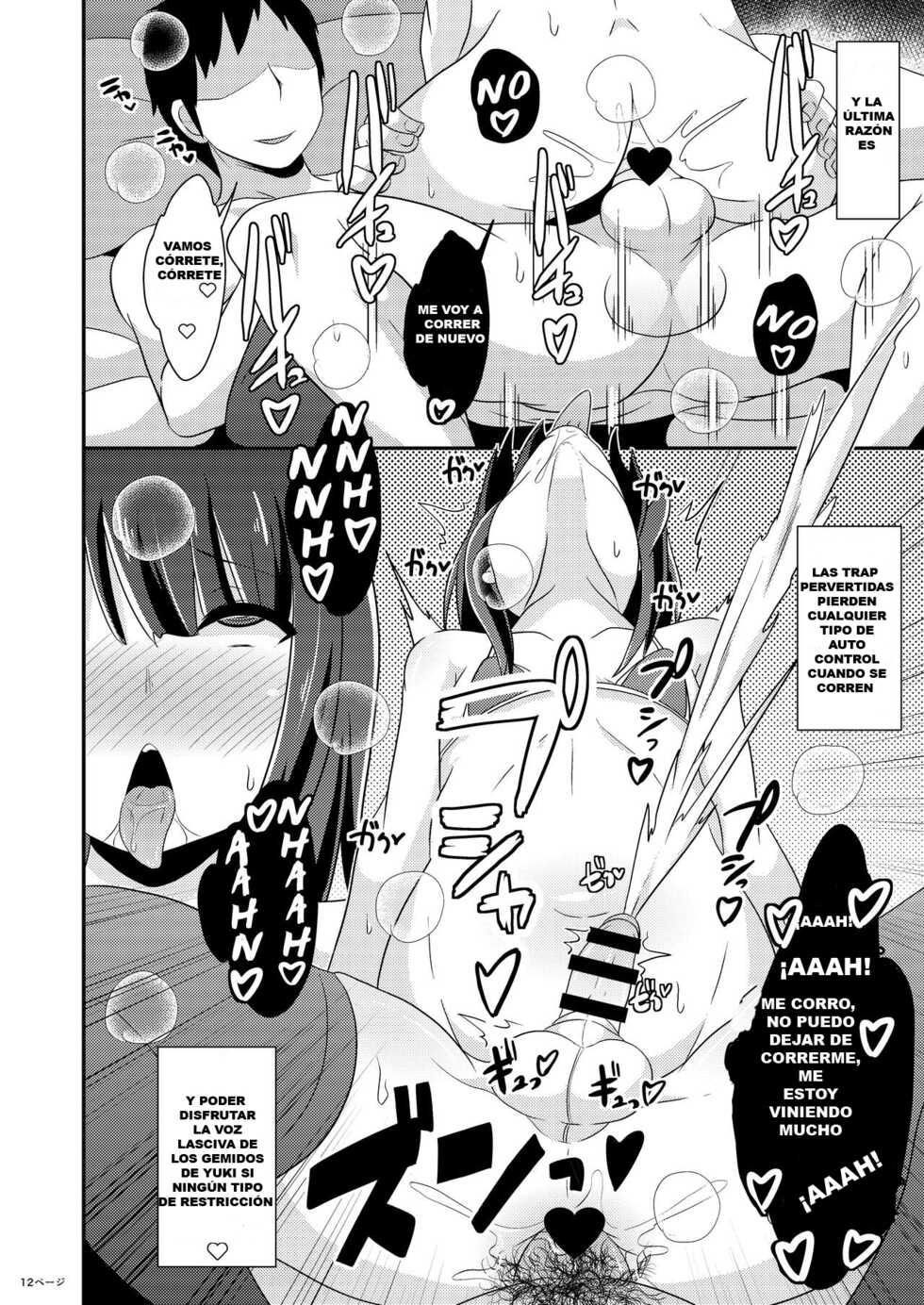 [CHINZURI BOP (Chinzurena)] Okama-chan ga Suki de Suki de Tamaranai Hon [Spanish] [WHLEZES] [Digital] - Page 12