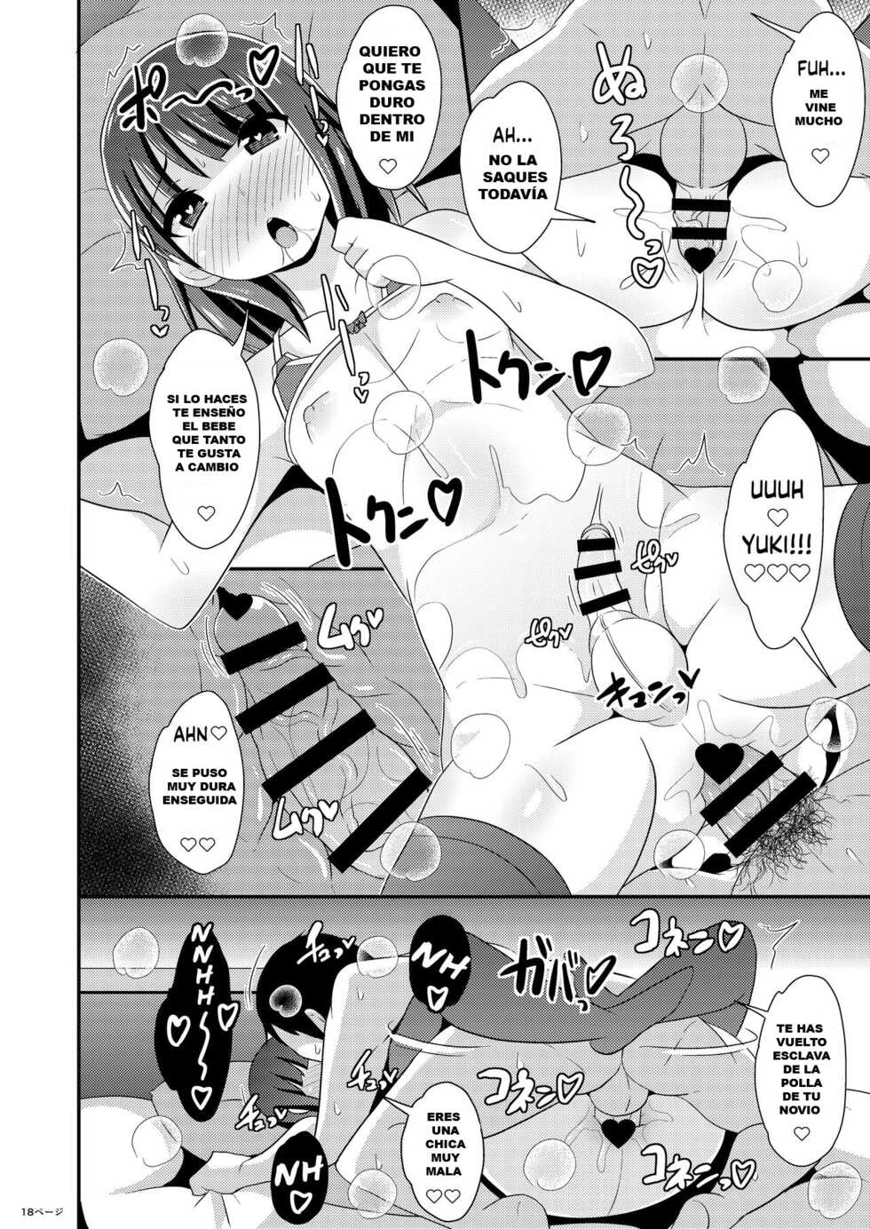 [CHINZURI BOP (Chinzurena)] Okama-chan ga Suki de Suki de Tamaranai Hon [Spanish] [WHLEZES] [Digital] - Page 18