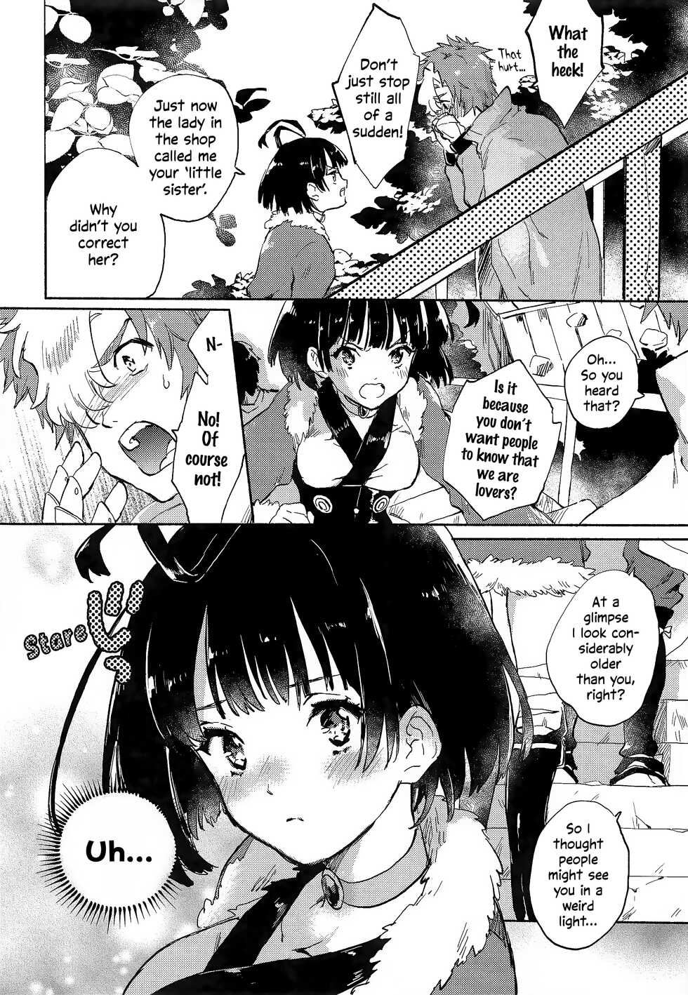 (SPARK14) [tcnc (Serizawa Nae)] Unato Yukimi Onsen IkoMume Ichaicha Ippaku Futsuka no Tabi | Unato Snow Viewing Hot Springs – The One Night, Two Days Making Out Trip of IkoMume (Kabaneri of the Iron Fortress) [English] [EHCOVE] - Page 5