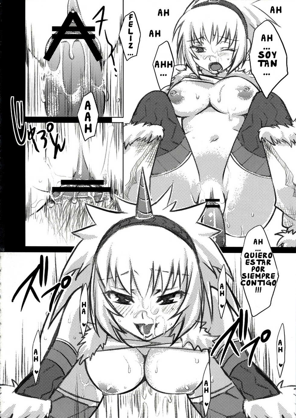 (C73) [Princess Heart (Amagai Yukino)] Kariudo Hakusho (Monster Hunter)[Spanish] - Page 18