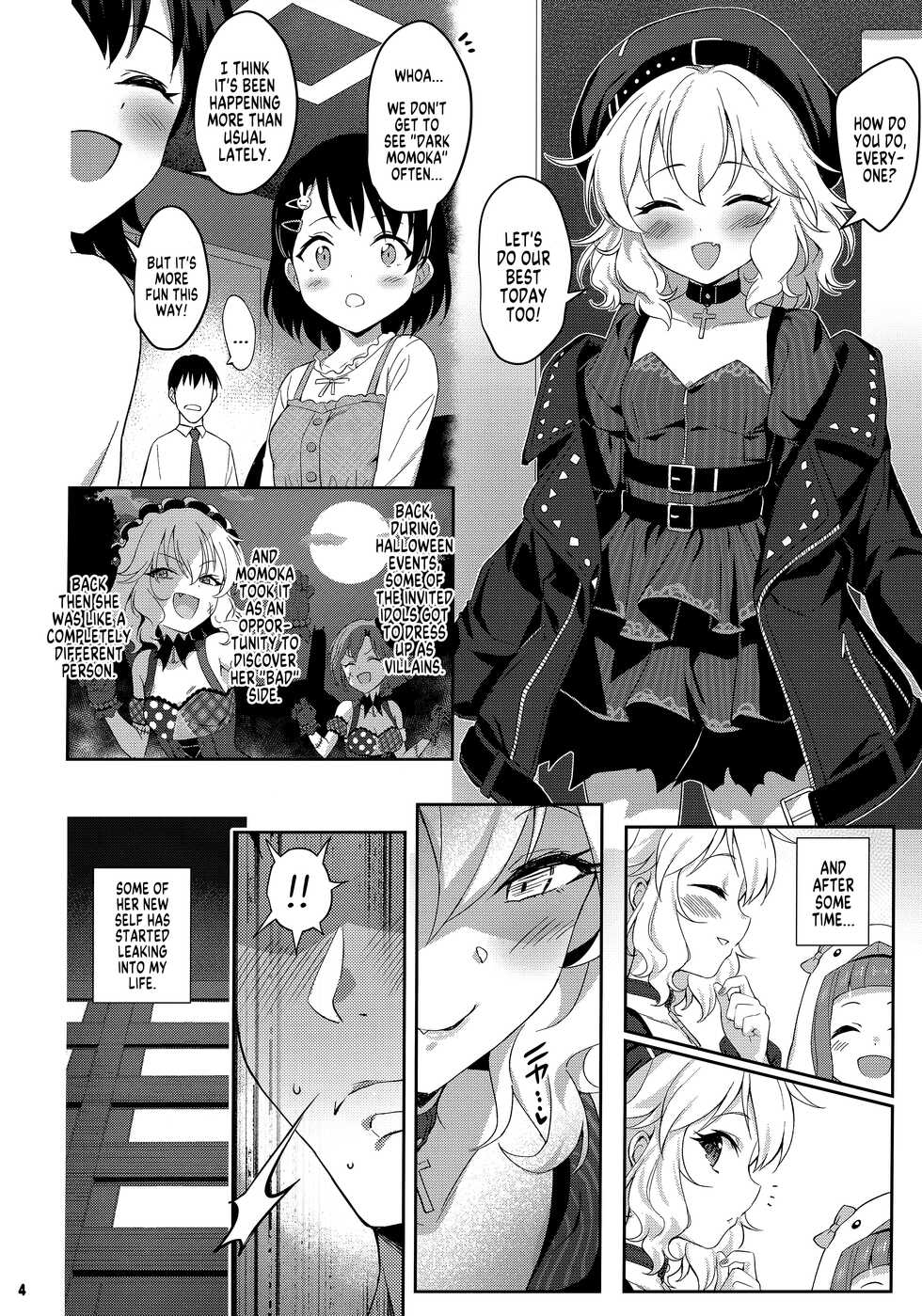(C99) [Horizontal World (Matanonki)] Momoka Warui Tsuma ~Momoka Yoitsuma 4~  | Dirty Wife Momoka ~Sweet Wife Momoka 4~ (THE IDOLM@STER CINDERELLA GIRLS) [English] [MegaFagget] - Page 3