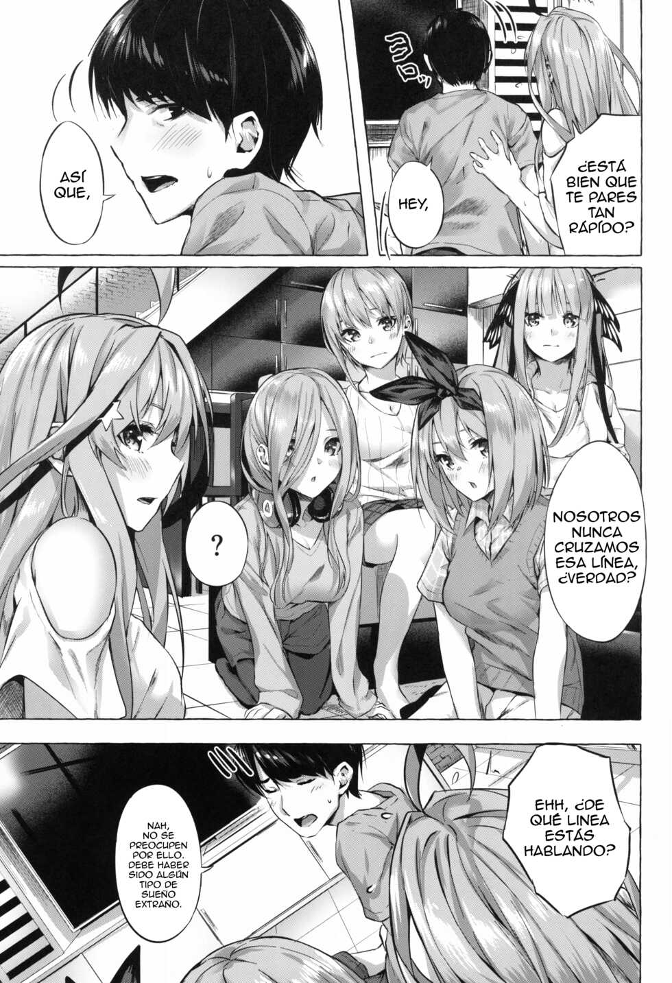 (C96) [Sawaraya Shoten (Sahara Gensei)] Gotoubun no Sorayume (Gotoubun no Hanayome) [Spanish] [The Silver Line] - Page 35