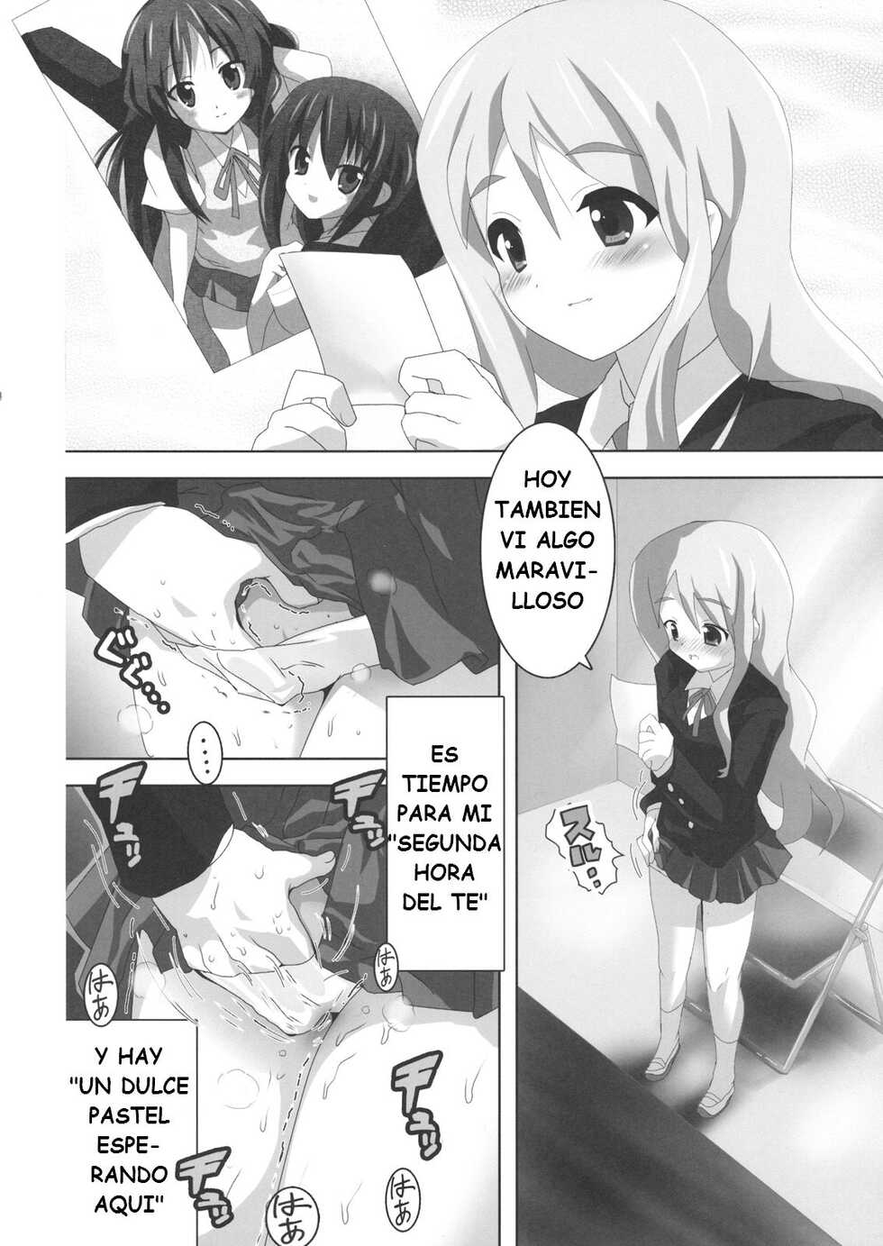 (Houkago Tea Time) [Lezmoe! (Oyu no Kaori)] K-ON Bon 2!? -Mio to Azusa- (K-ON!) [Spanish] - Page 5