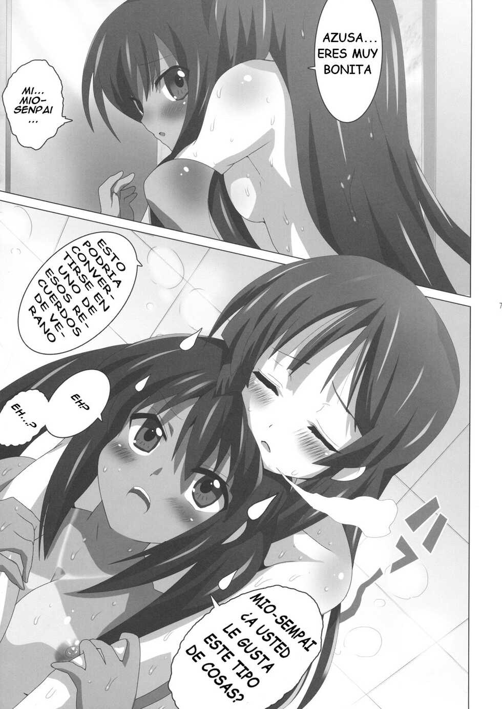 (Houkago Tea Time) [Lezmoe! (Oyu no Kaori)] K-ON Bon 2!? -Mio to Azusa- (K-ON!) [Spanish] - Page 8
