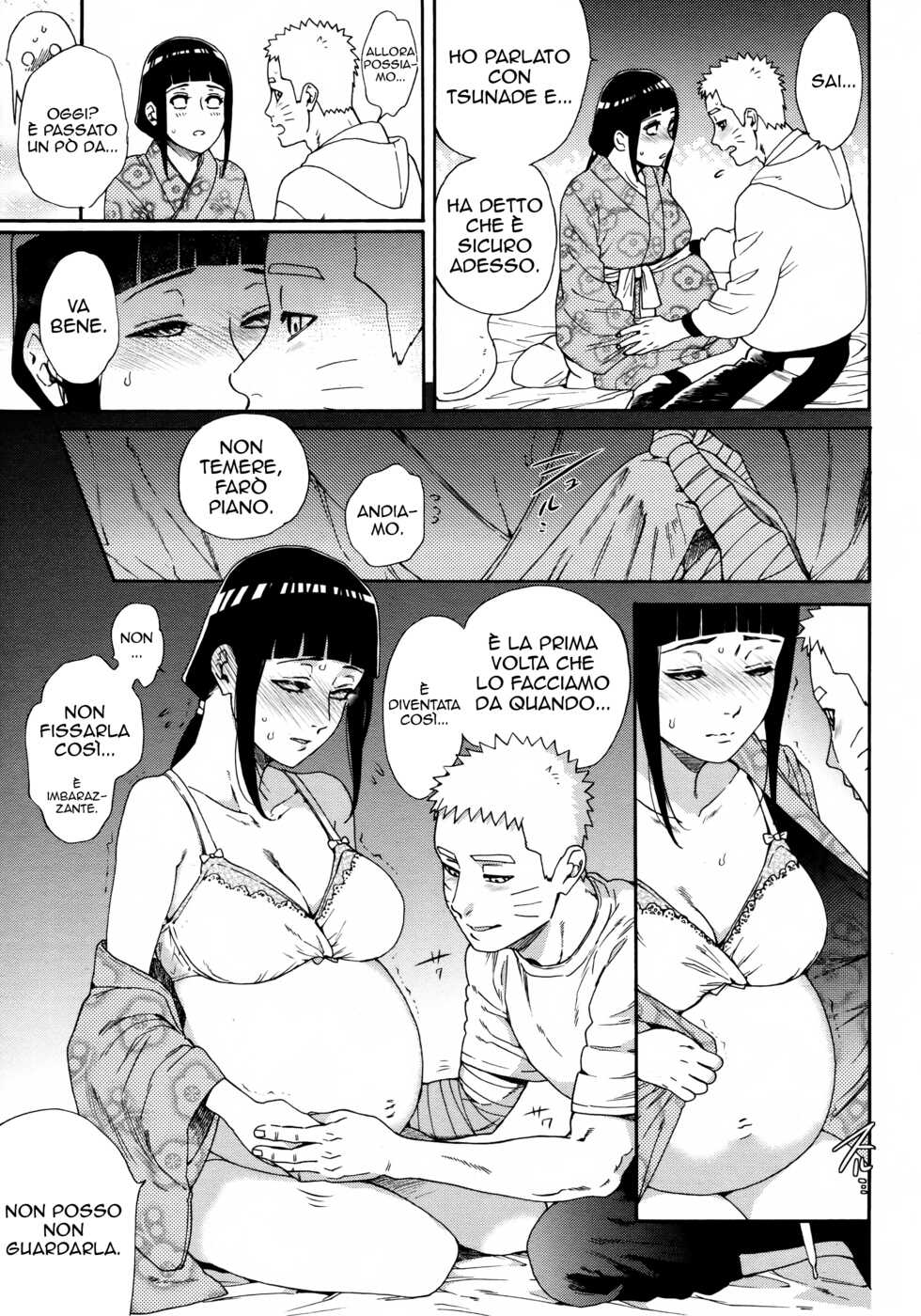 (Chou Zennin Shuuketsu 2019) [a 3103 hut (Satomi)] Maternity May Club (Naruto) [Italian] - Page 10