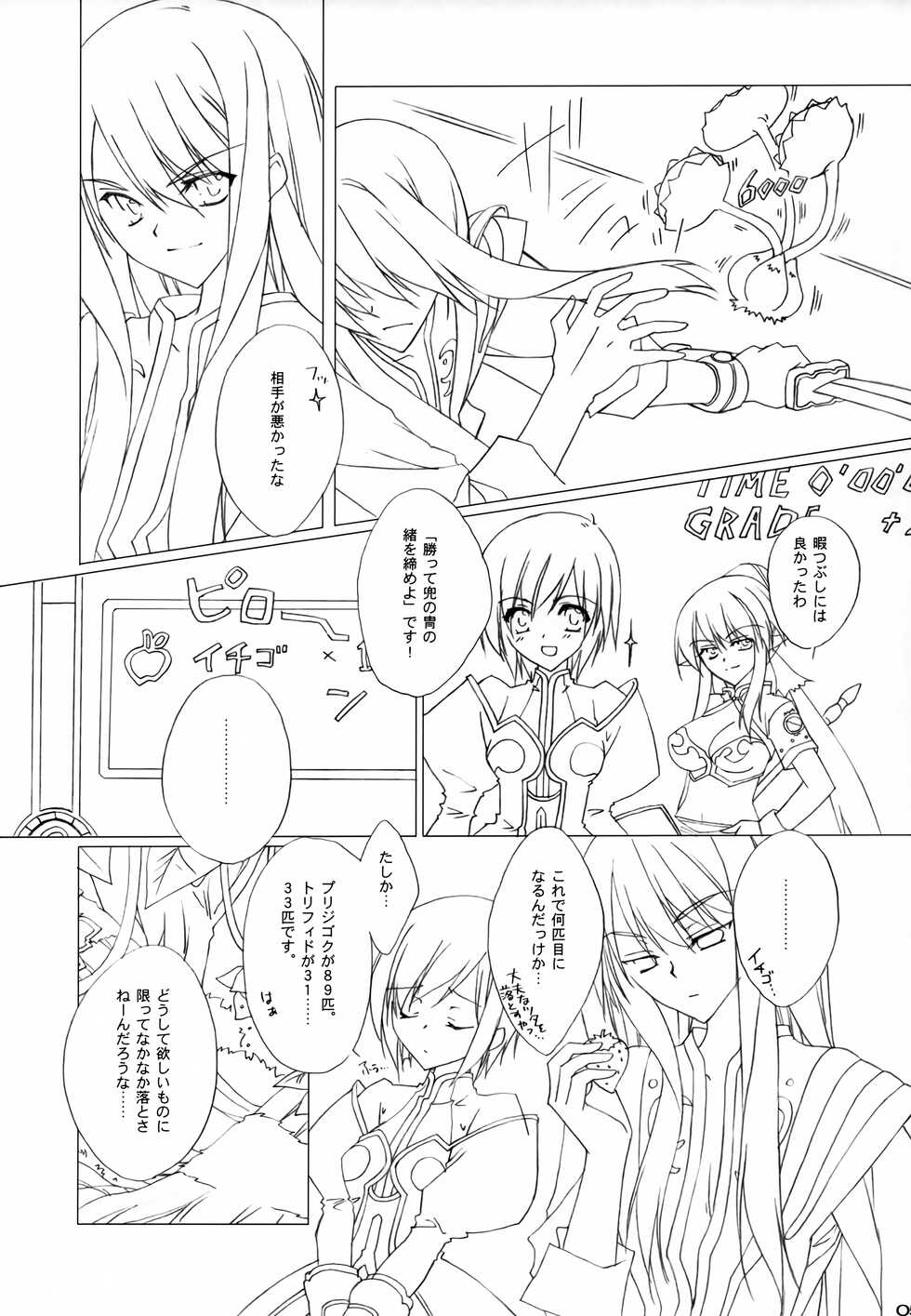 (COMIC1☆3) [Hyouketsu Mikan (Hasegawa Yukino)] Kari Sugitayou Desu. (Tales of Vesperia) - Page 4