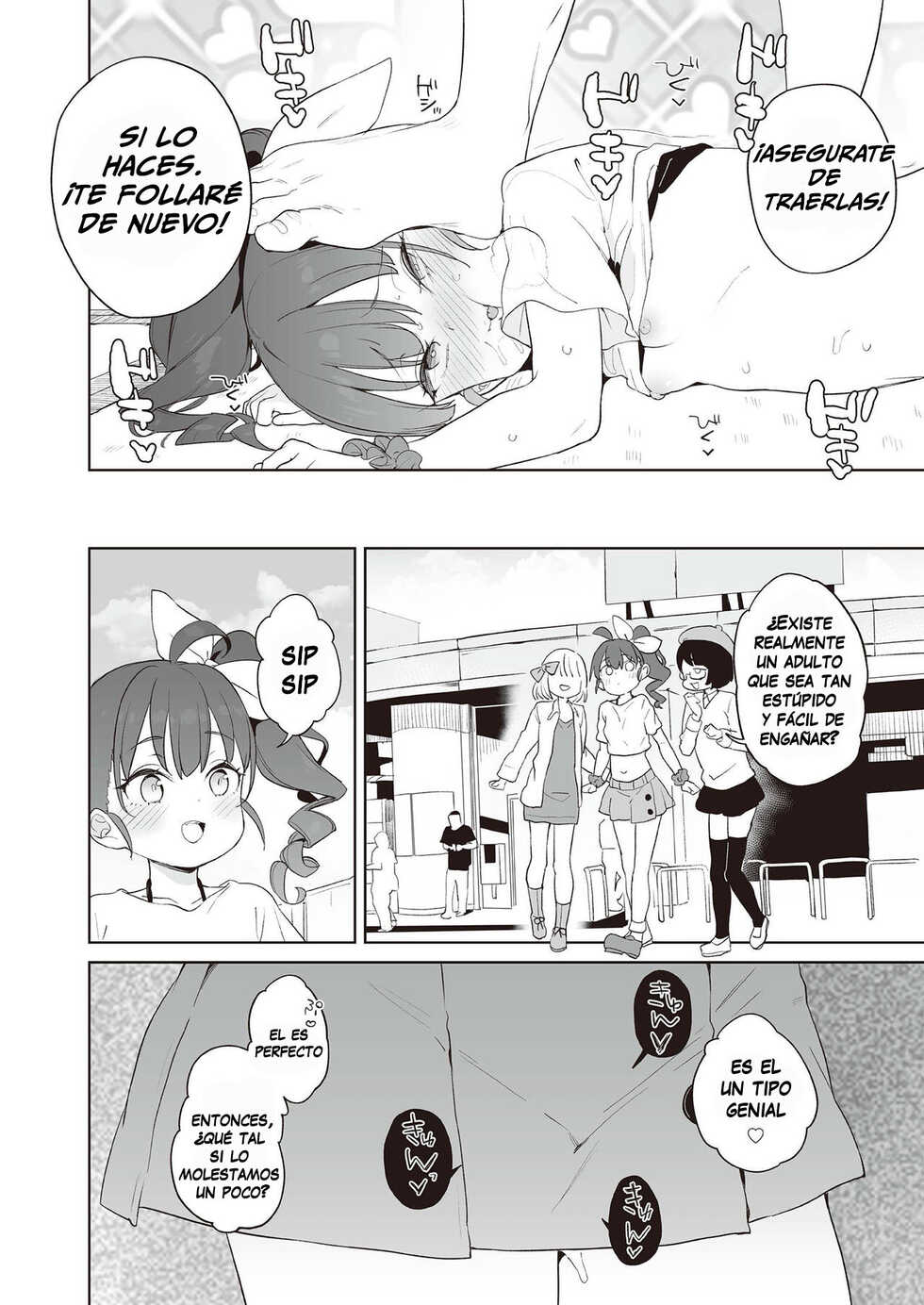 [Fetishism Pocket (Various)] Mesugaki Wakarase Goudou | Poniendo a las mocosas cachondas en su lugar: una antología [Spanish] {MetamorfosiS} [Digital] - Page 24