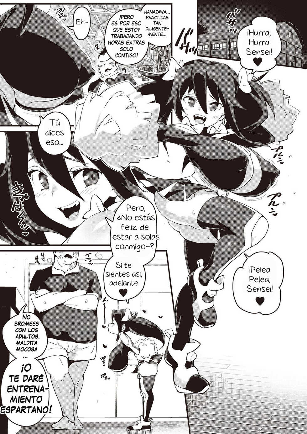 [Fetishism Pocket (Various)] Mesugaki Wakarase Goudou | Poniendo a las mocosas cachondas en su lugar: una antología [Spanish] {MetamorfosiS} [Digital] - Page 25