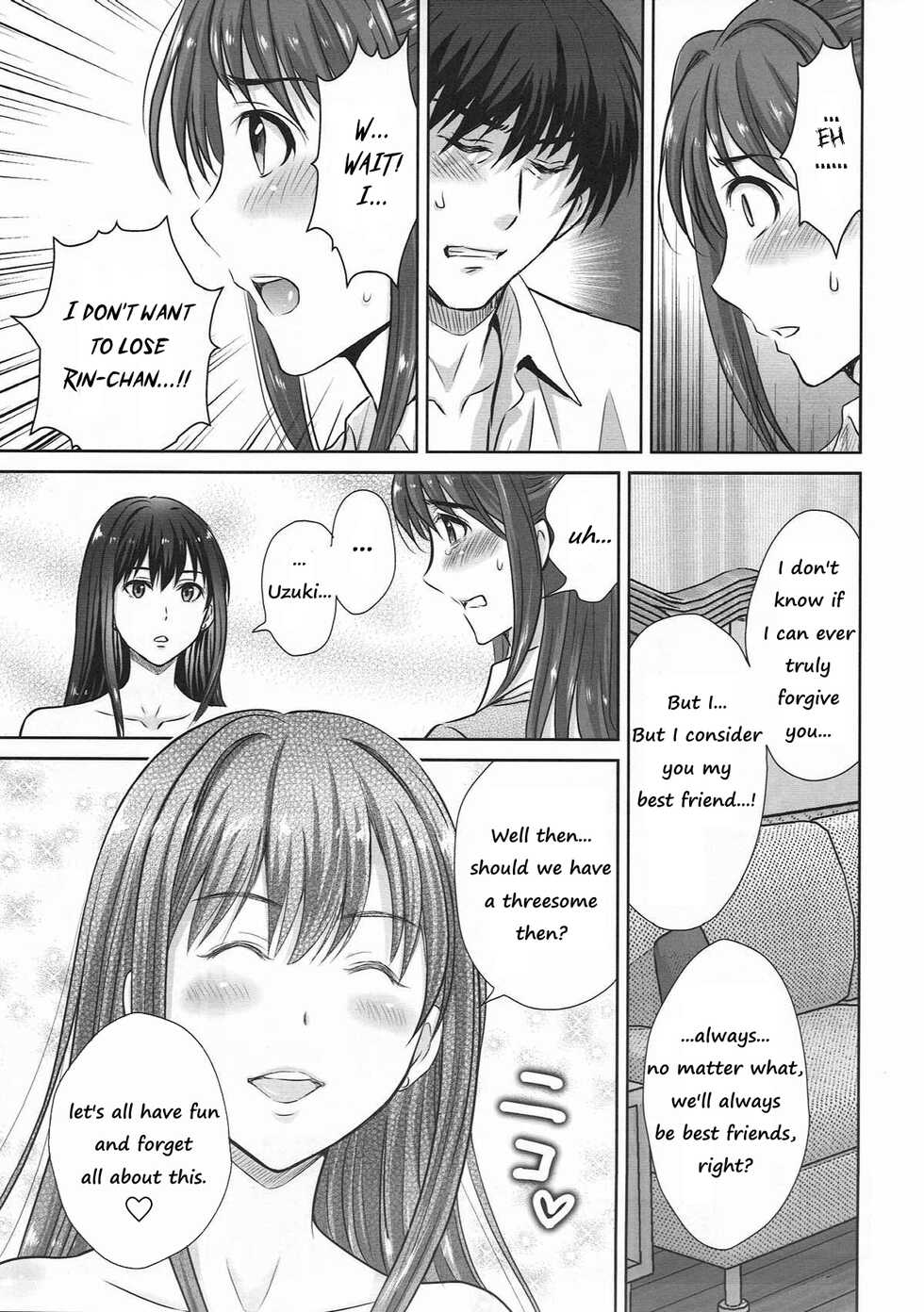 (C93) [Melon no Hoshiboshi (Hoshiduki Melon)] Shibuya Rin 30-sai 2 Uzuki to 3P Shichaimasu!! (THE IDOLM@STER CINDERELLA GIRLS) [English] [Uncle Bane] - Page 10