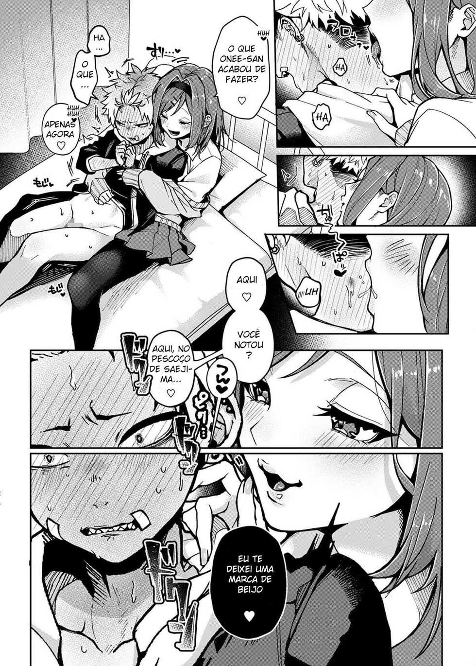 [Rifuroom (Rifuru)] Furyou Shounen-kun, Ecchi na Onee-san ni Ijiwaru Saremakuri | Um Menino Delinquente é Provocado por uma Lasciva Onee-san [Portuguese-BR] [DiegoVPR] [Digital] - Page 17