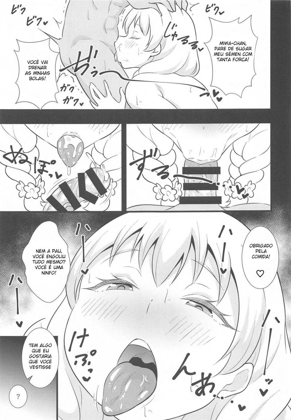 [Circle Tokomaya (Tokomaya Keita)] Buttokute mo Oshi ni wa Yowai Miwa-chan (13 Sentinels: Aegis Rim) [Portuguese-BR] [DiegoVPR] - Page 8