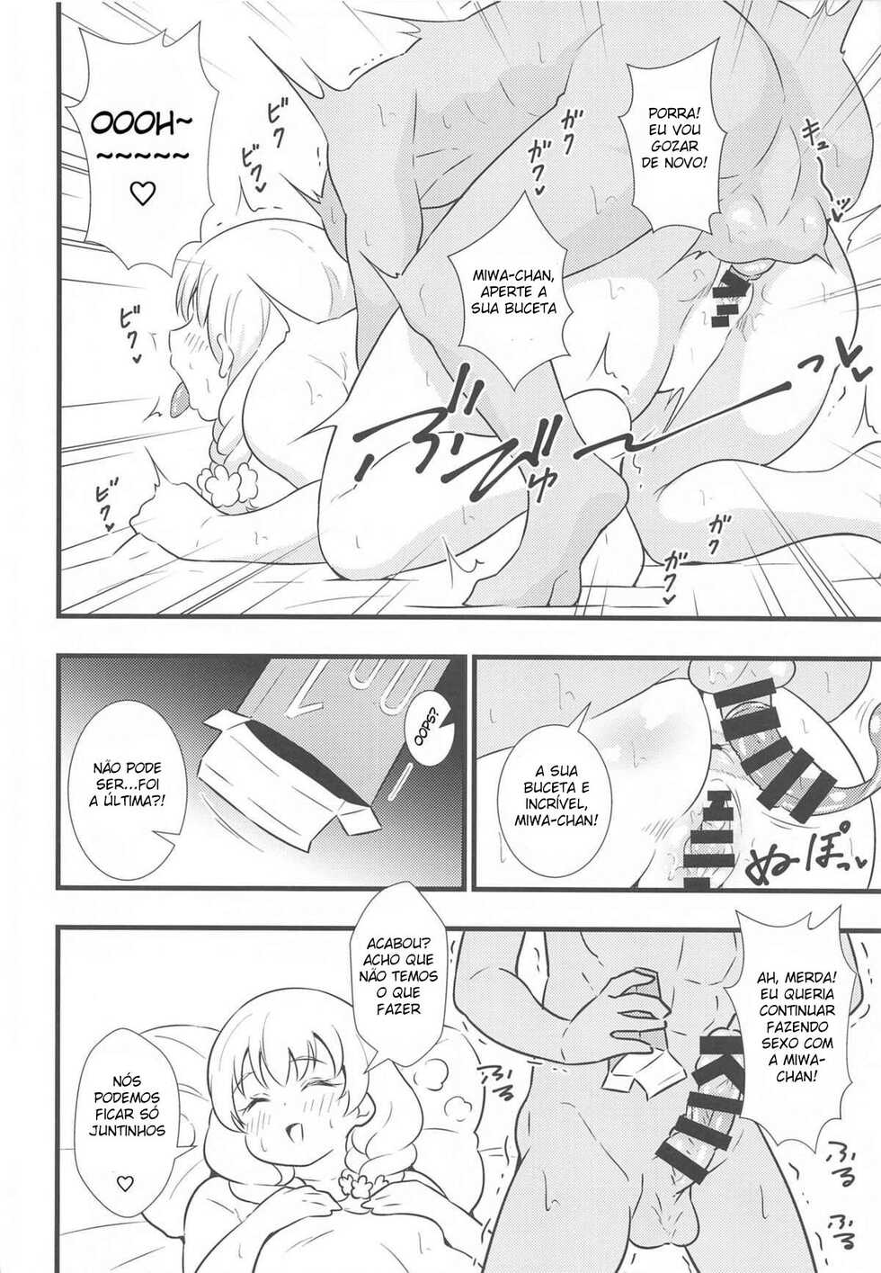 [Circle Tokomaya (Tokomaya Keita)] Buttokute mo Oshi ni wa Yowai Miwa-chan (13 Sentinels: Aegis Rim) [Portuguese-BR] [DiegoVPR] - Page 17