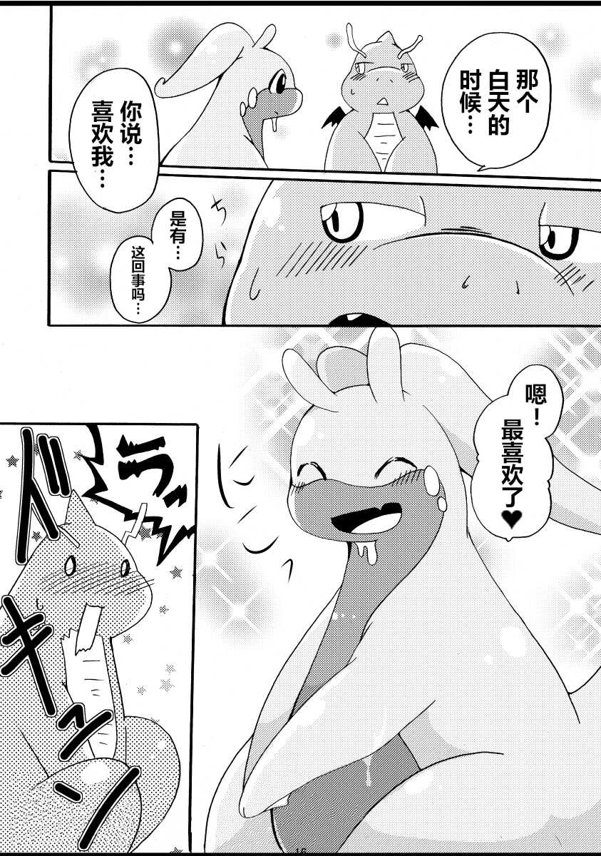 (C85) [Kemononokoshikake (Azuma Minatu)] Nume Ryuu | 快龙和黏美露龙 (Pokémon X and Y) [Chinese] [虾皮汉化组] - Page 18