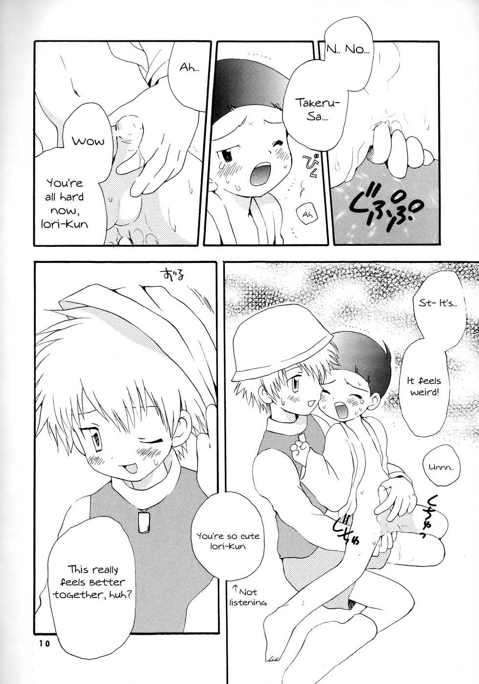 [Kuru Guru DNA (Hoshiai Hilo)] Seijitsu Na Hon (Digimon Adventure 02) [English] {Chin²} - Page 9