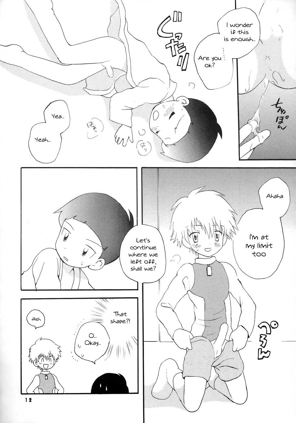 [Kuru Guru DNA (Hoshiai Hilo)] Seijitsu Na Hon (Digimon Adventure 02) [English] {Chin²} - Page 11