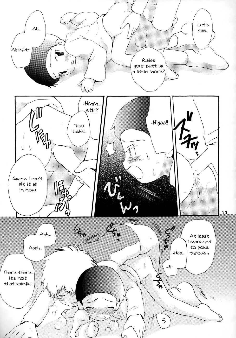 [Kuru Guru DNA (Hoshiai Hilo)] Seijitsu Na Hon (Digimon Adventure 02) [English] {Chin²} - Page 12